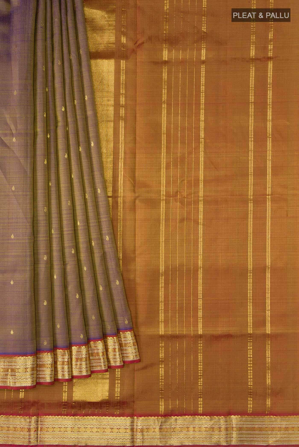 Blue Kanchipuram Silk Saree