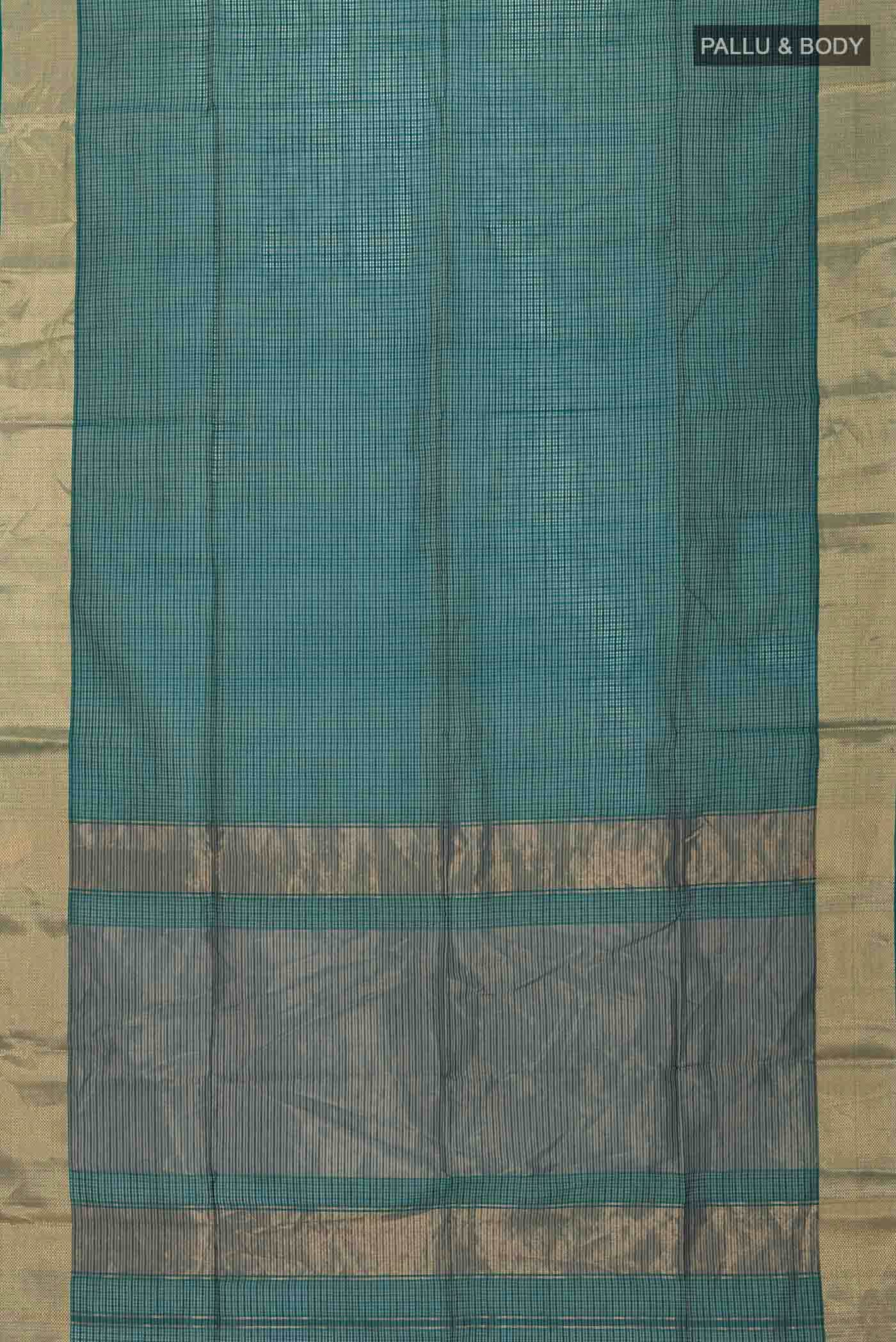 Green Maheshwari Silk Saree