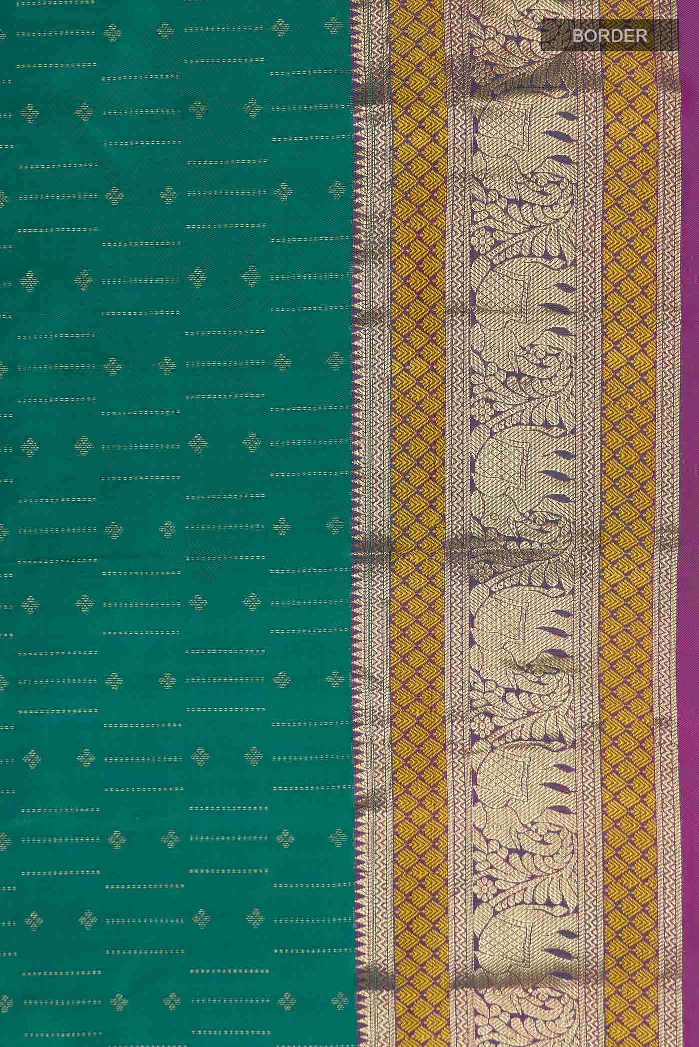 Green Kanchipuram Silk Saree
