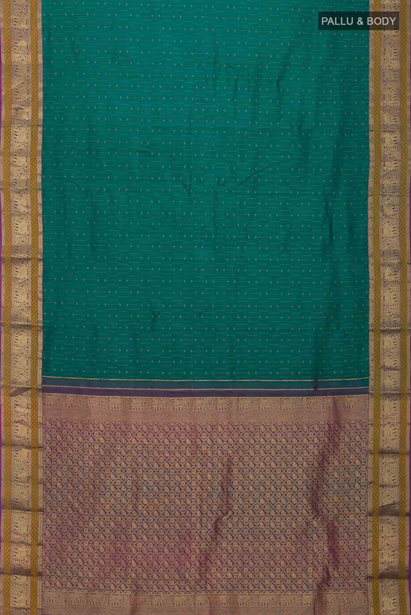 Green Kanchipuram Silk Saree