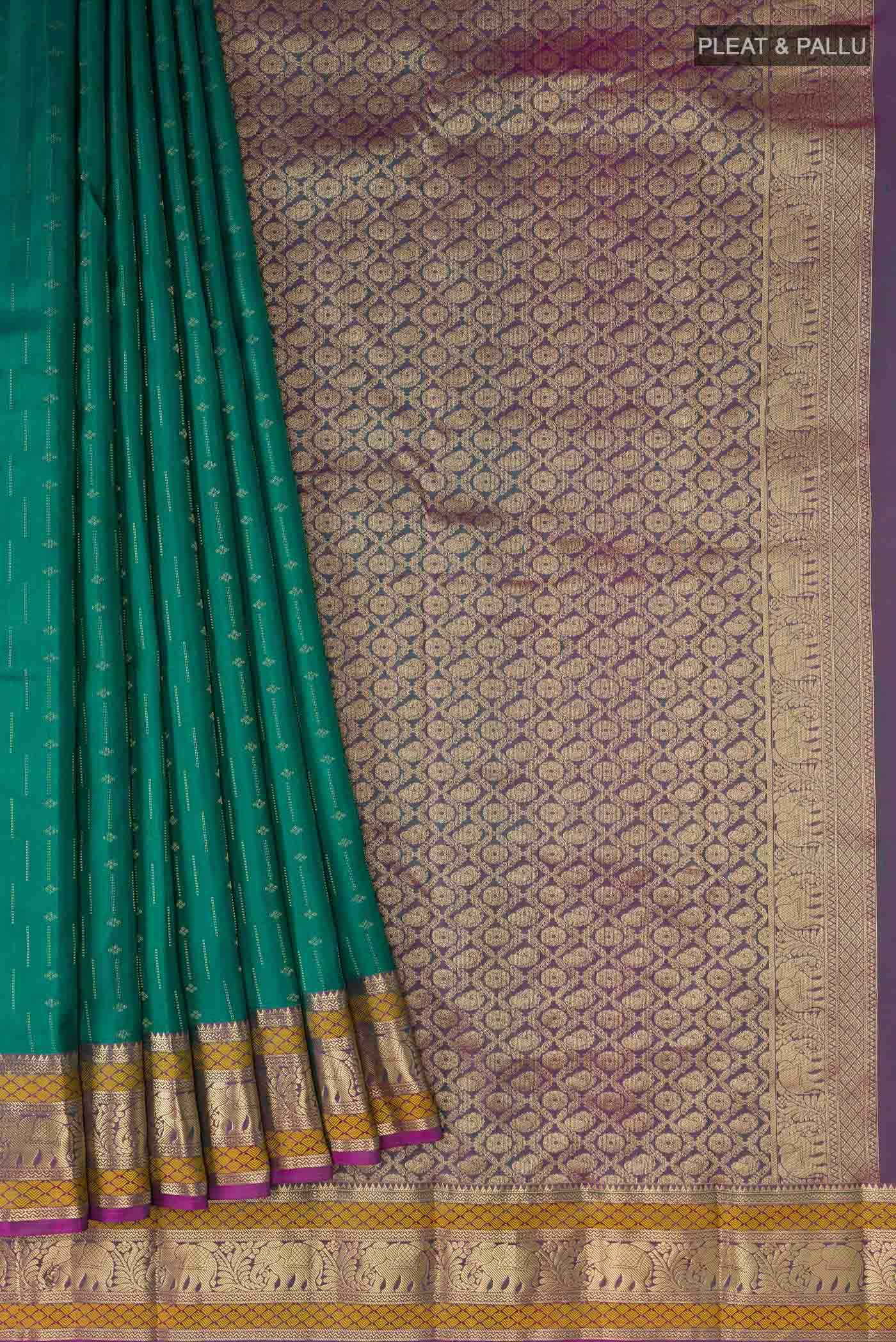Green Kanchipuram Silk Saree