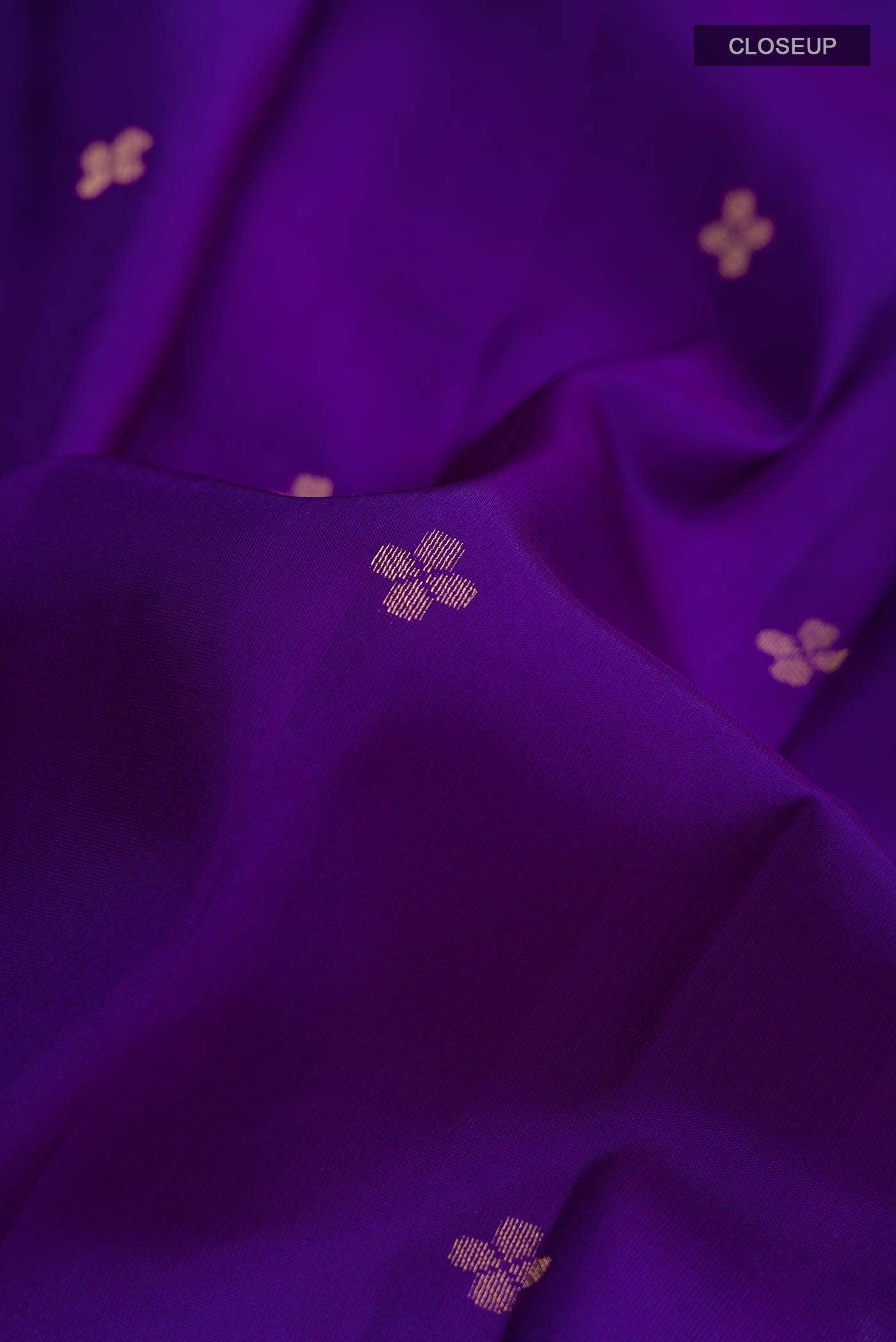 Violet Kanchipuram Silk Saree