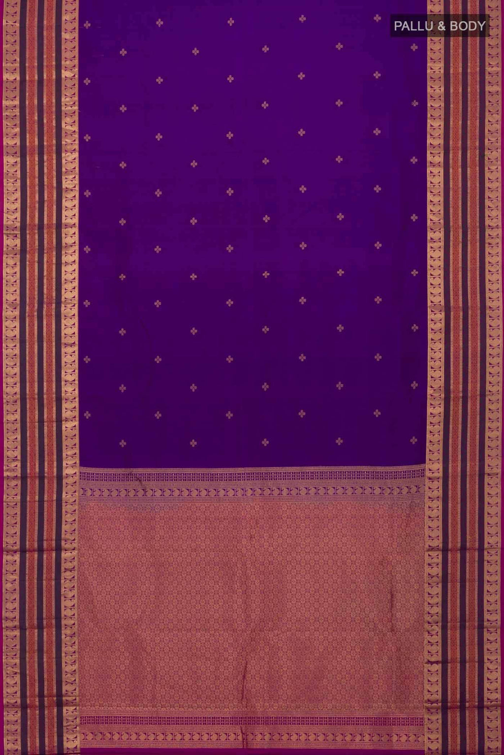 Violet Kanchipuram Silk Saree