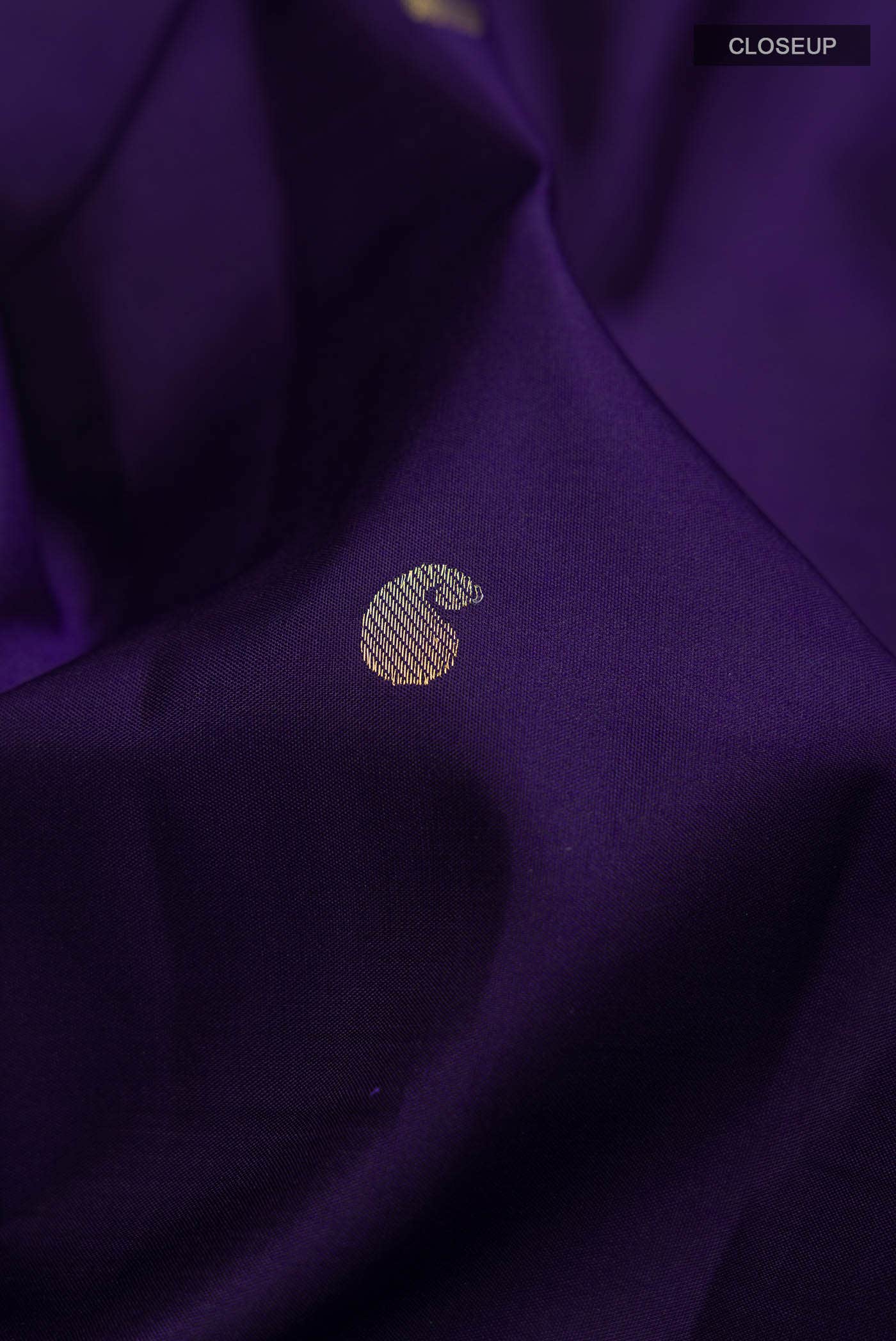 Navy Blue Kanchipuram Silk Saree