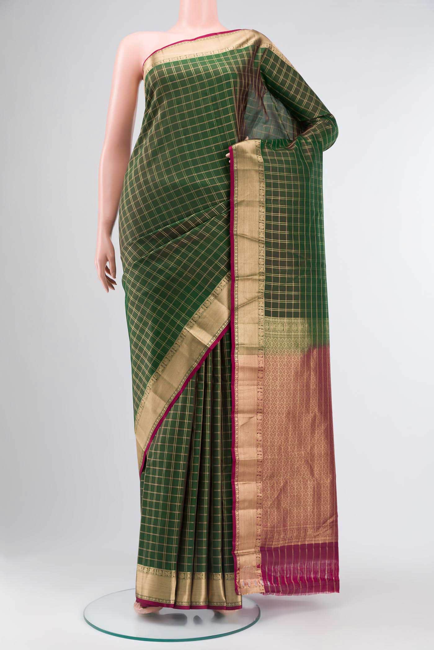 Green Kanchipuram Silk Saree