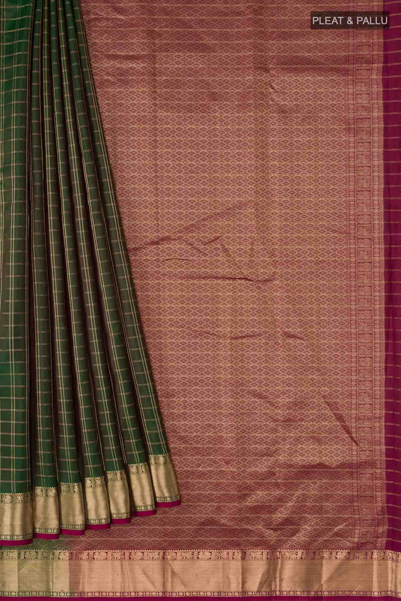 Green Kanchipuram Silk Saree