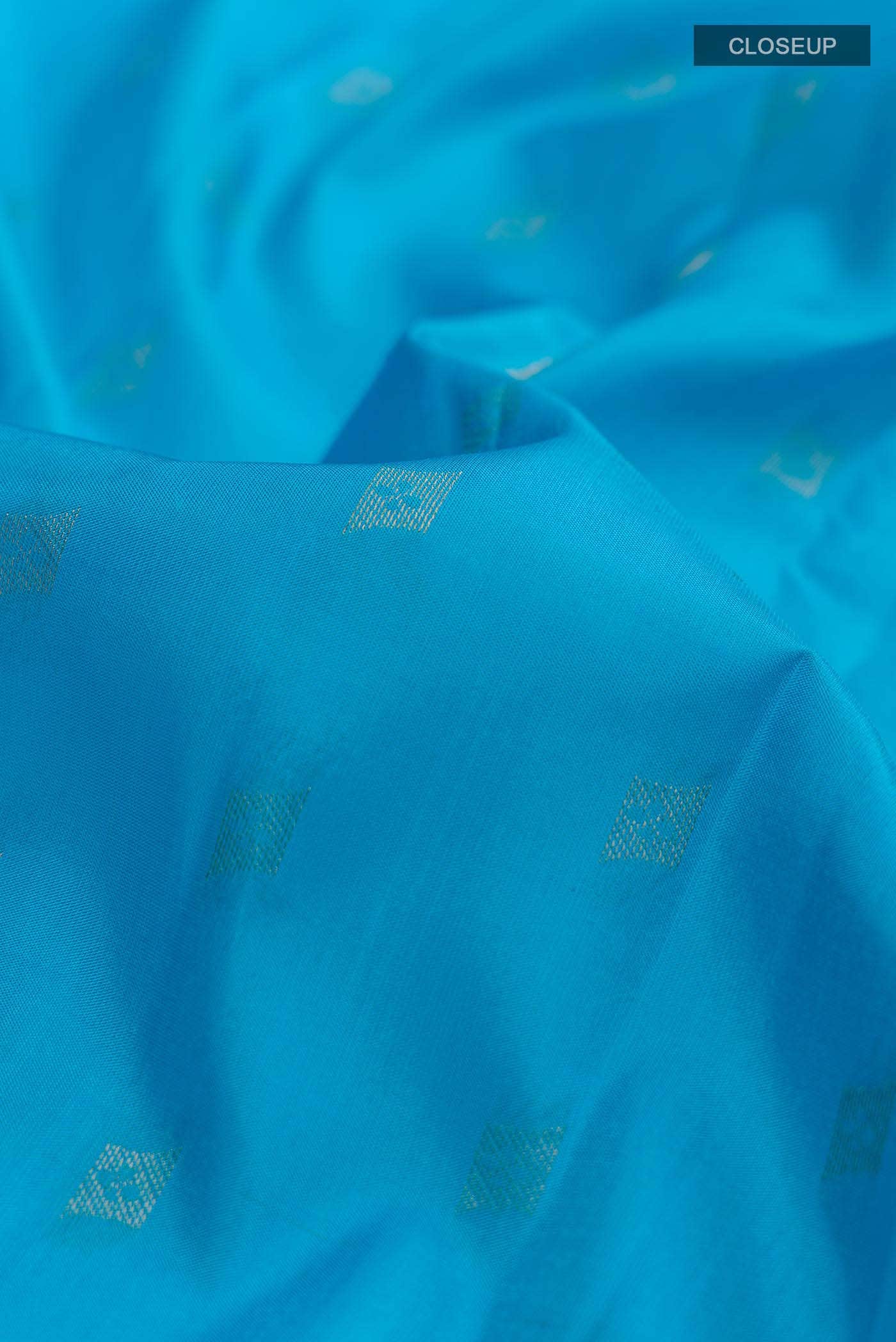 Blue Kanchipuram Silk Saree