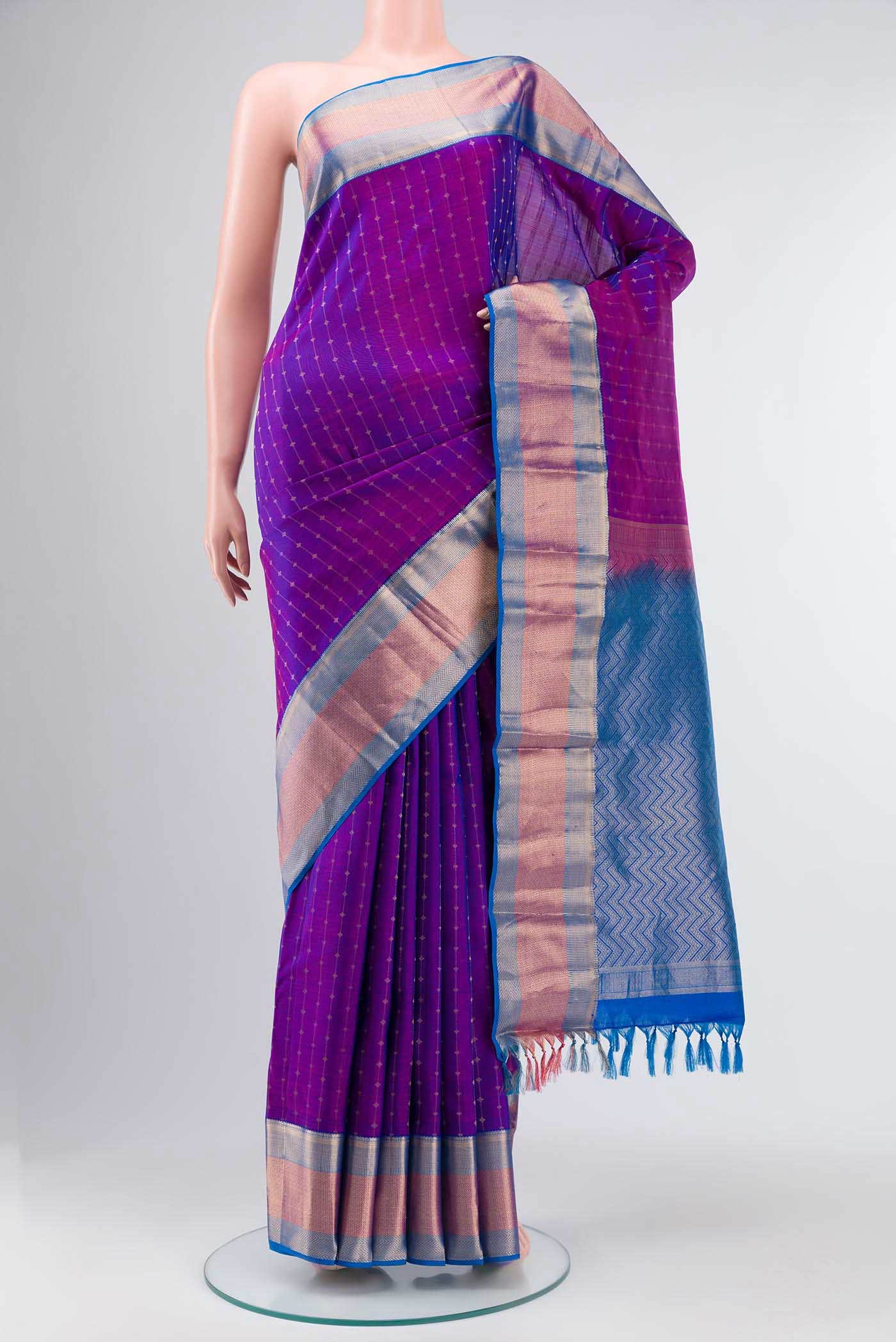 Multi Kanchipuram Silk Saree