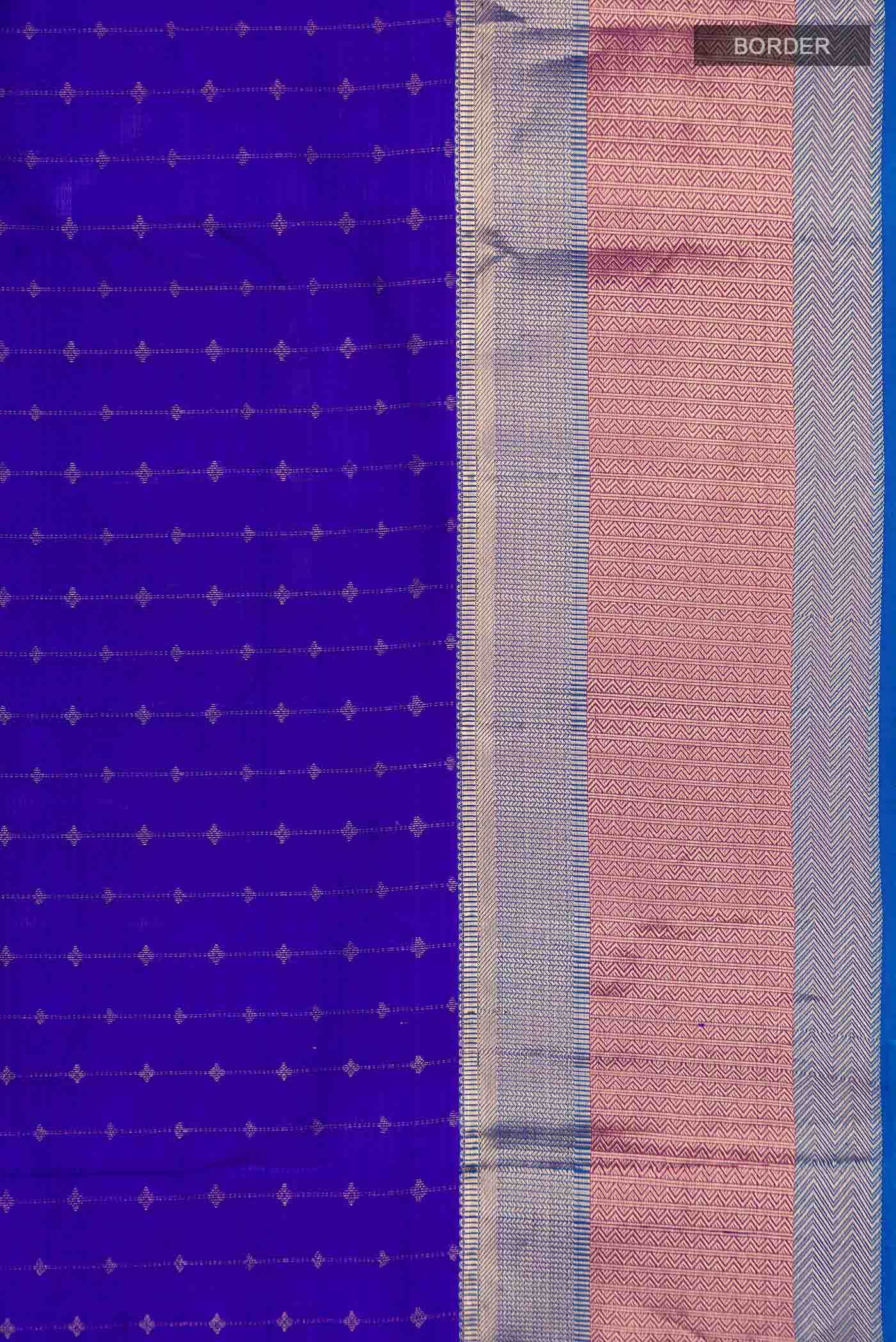 Blue Kanchipuram Silk Saree