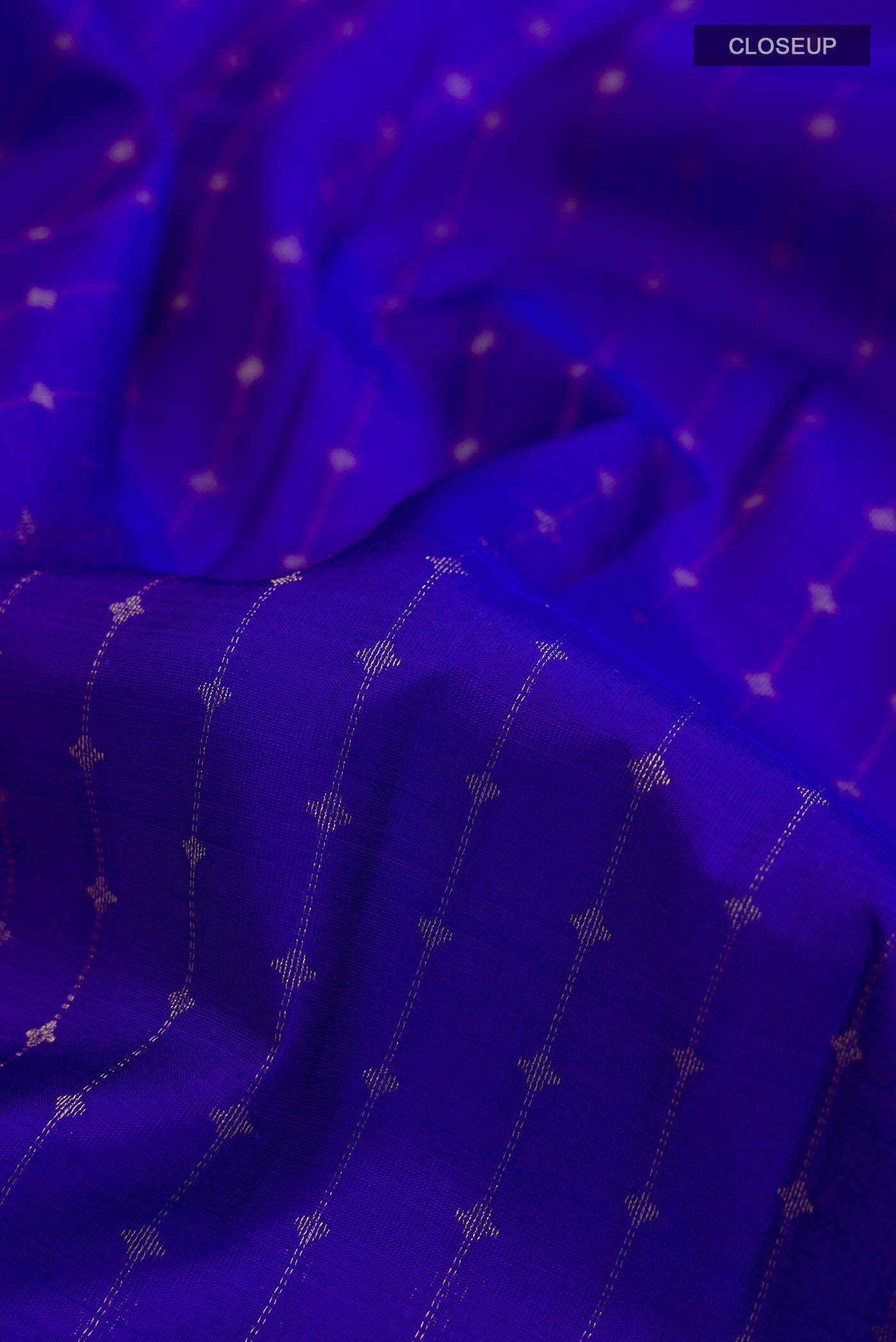 Blue Kanchipuram Silk Saree