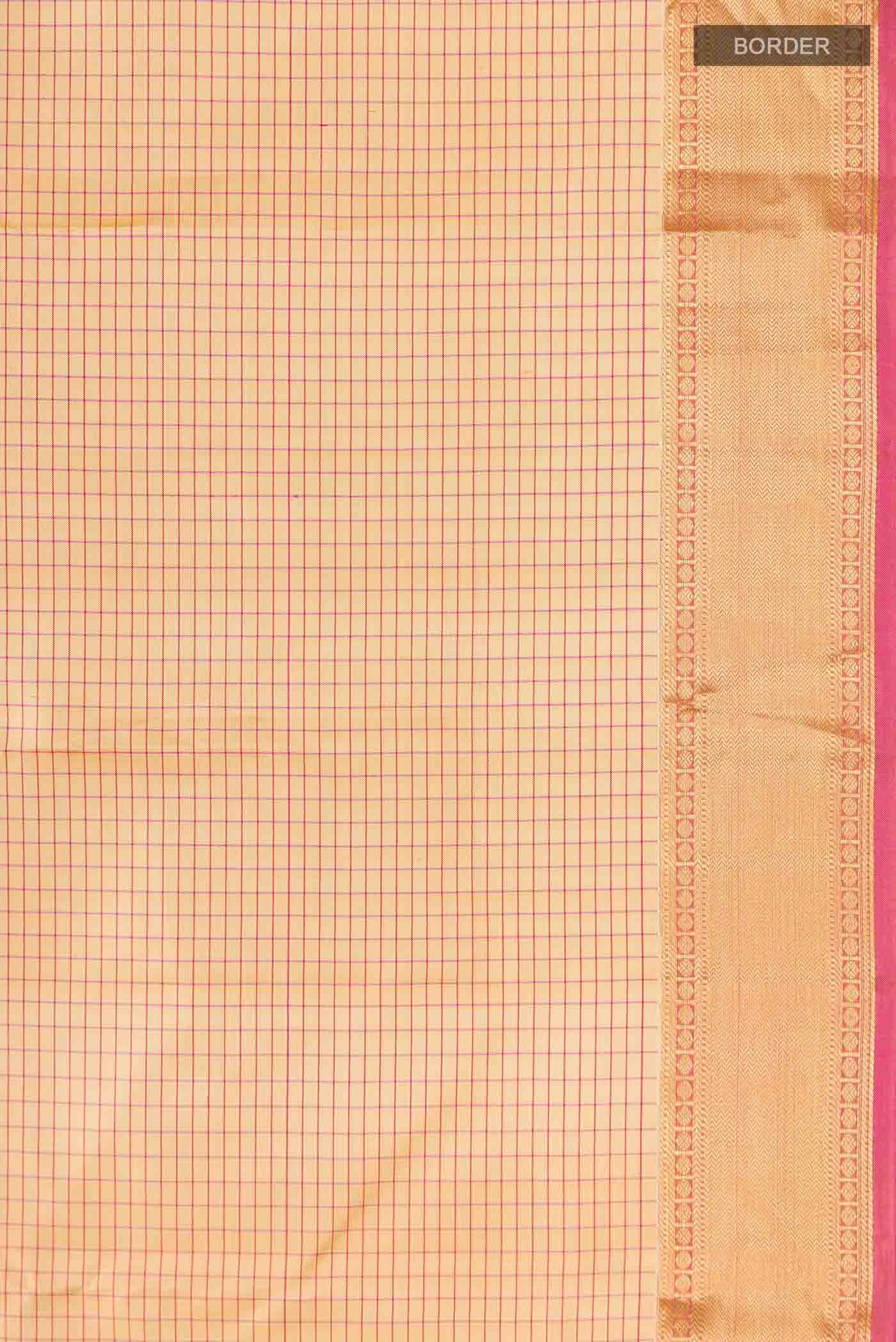 Sandal Kanchipuram Silk Saree