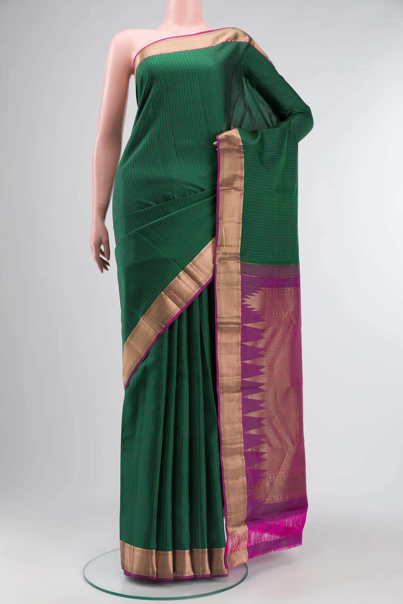 Green Kanchipuram Silk Saree