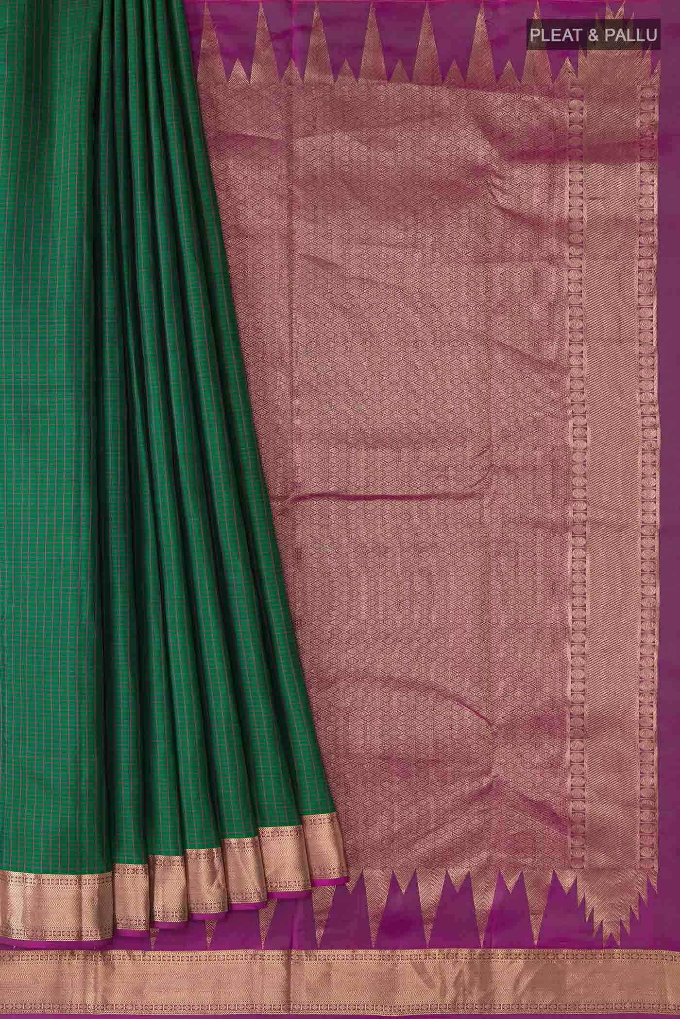 Green Kanchipuram Silk Saree