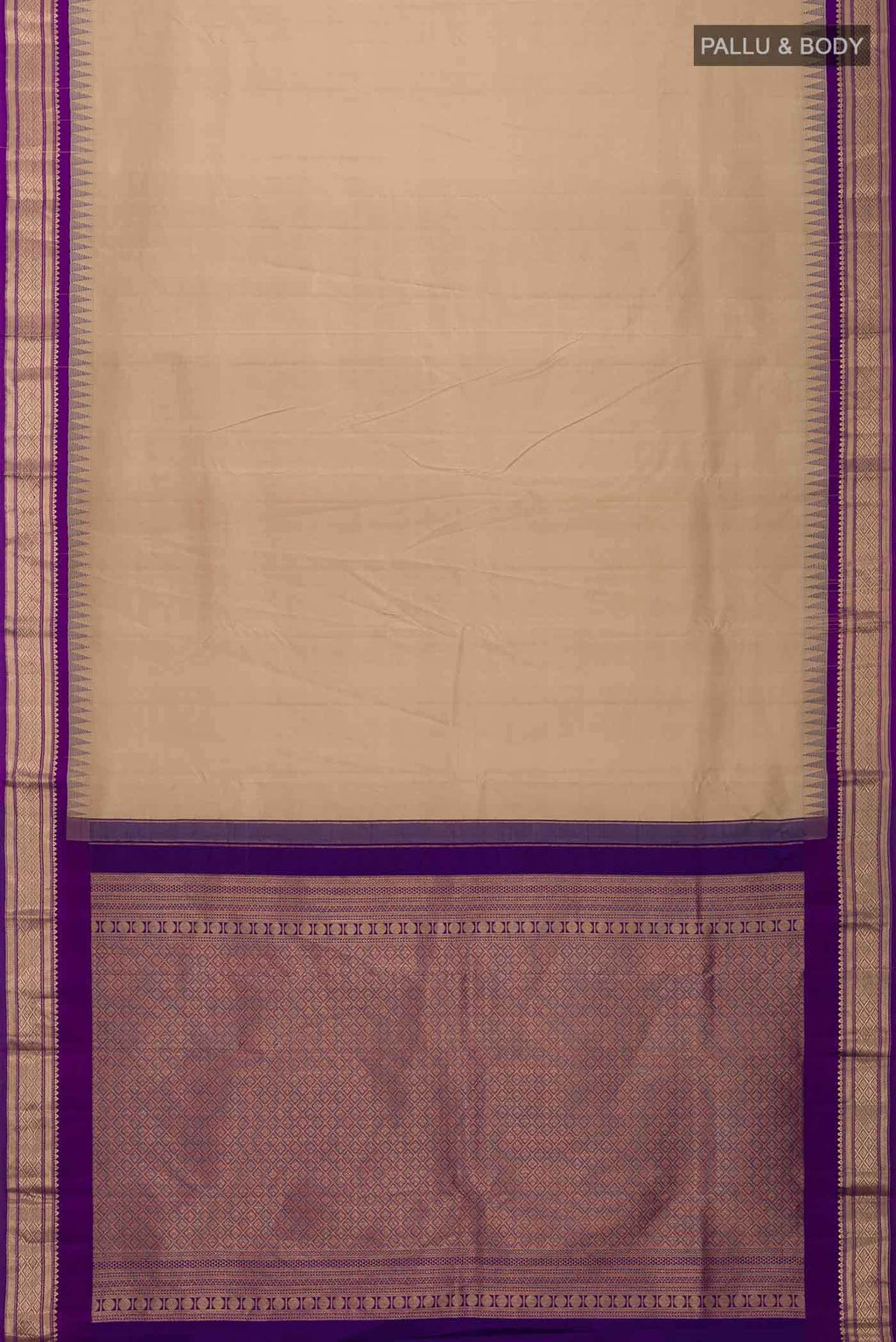 Brown Kanchipuram Silk Saree