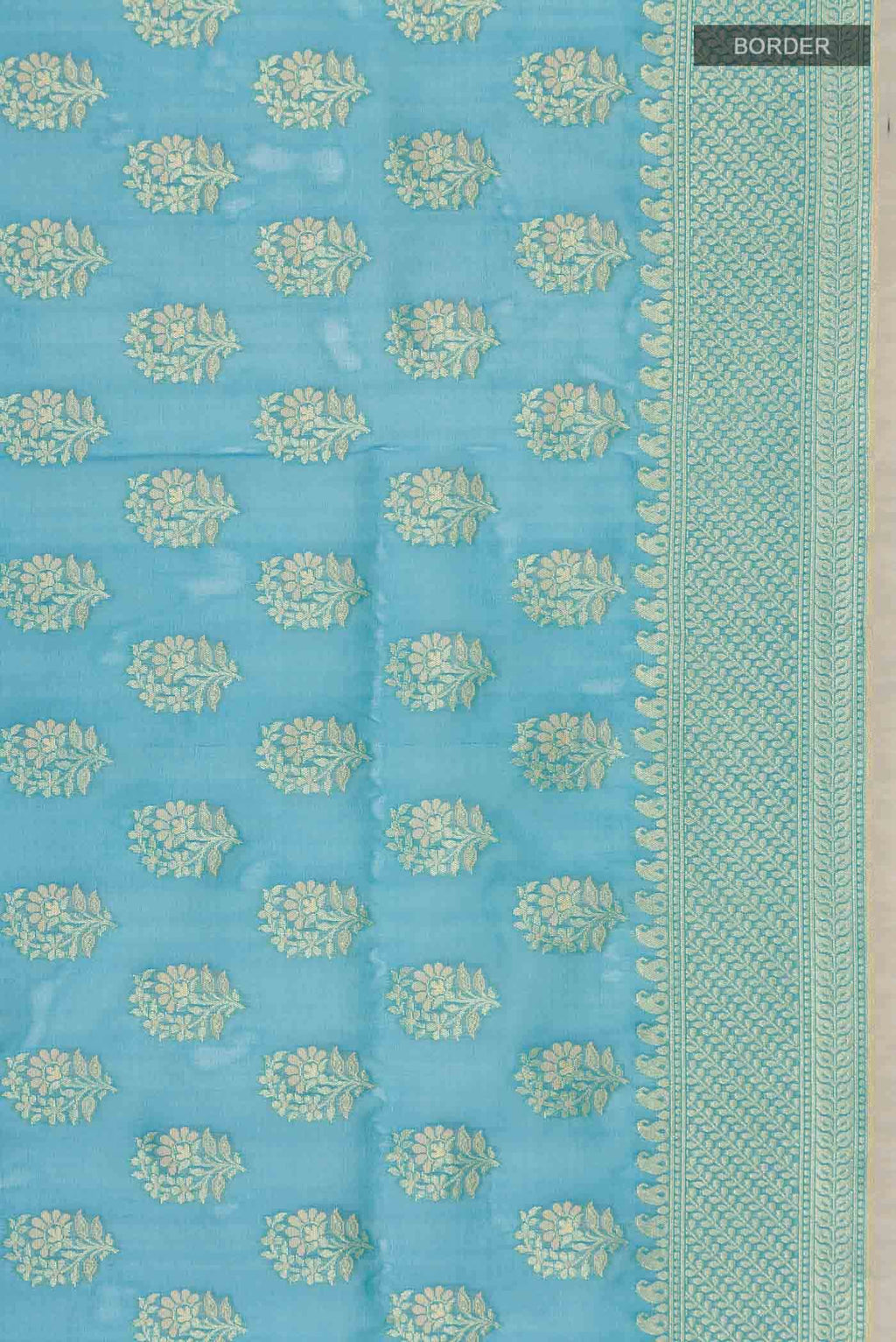 Blue Banarasi Silk Saree