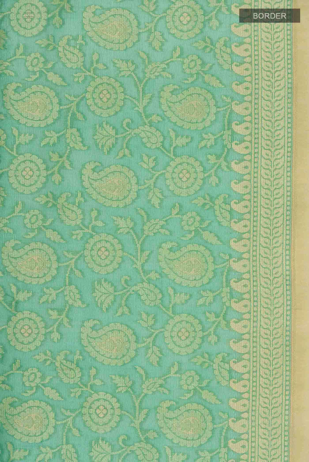 Green Banarasi Silk Saree