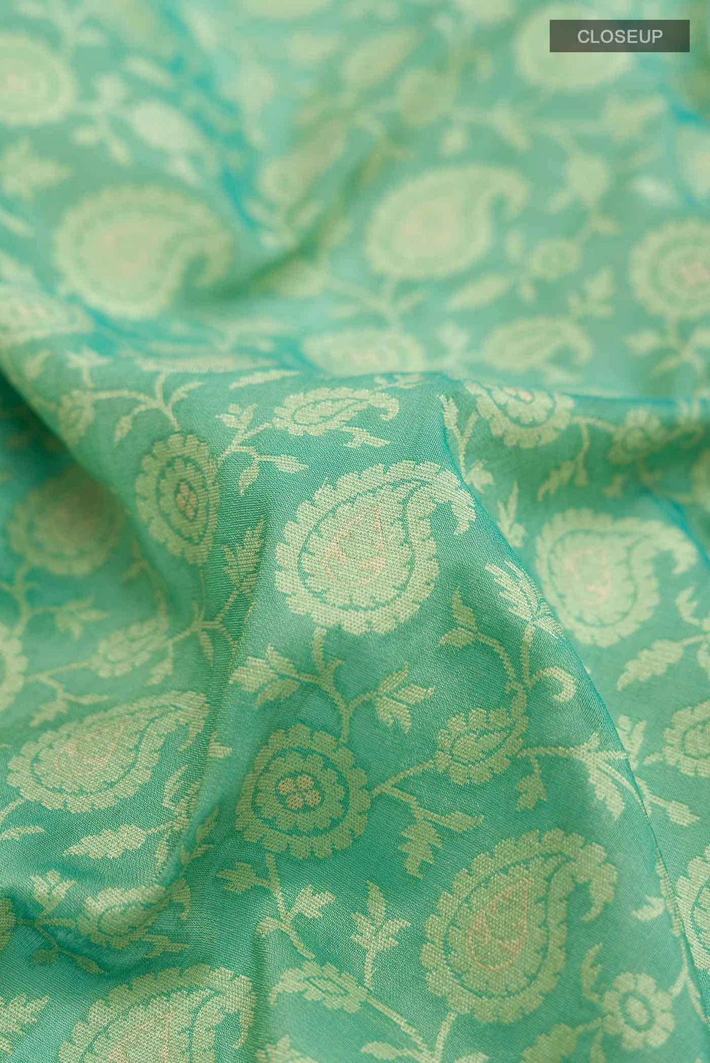 Green Banarasi Silk Saree