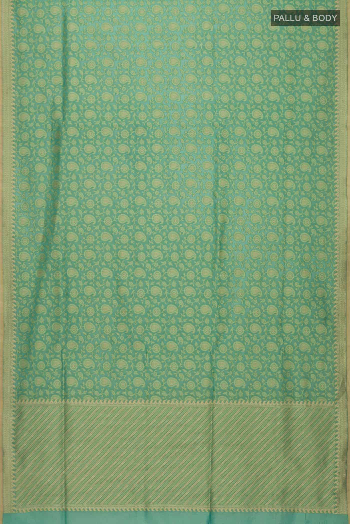 Green Banarasi Silk Saree