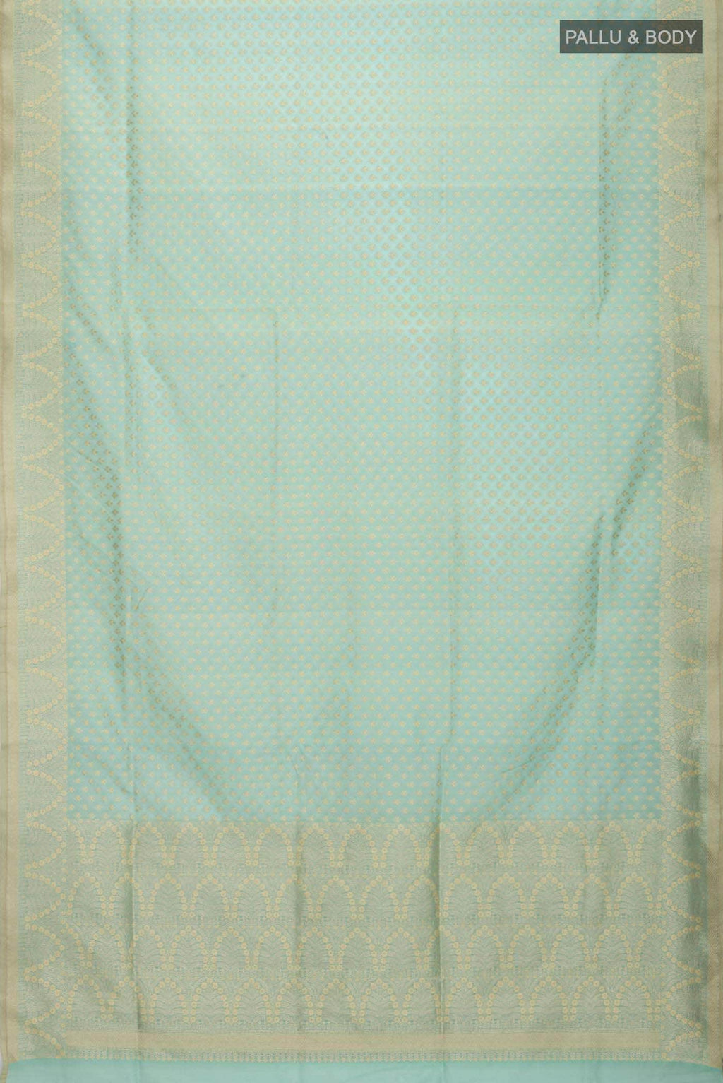 Mint Green Banarasi Silk Saree