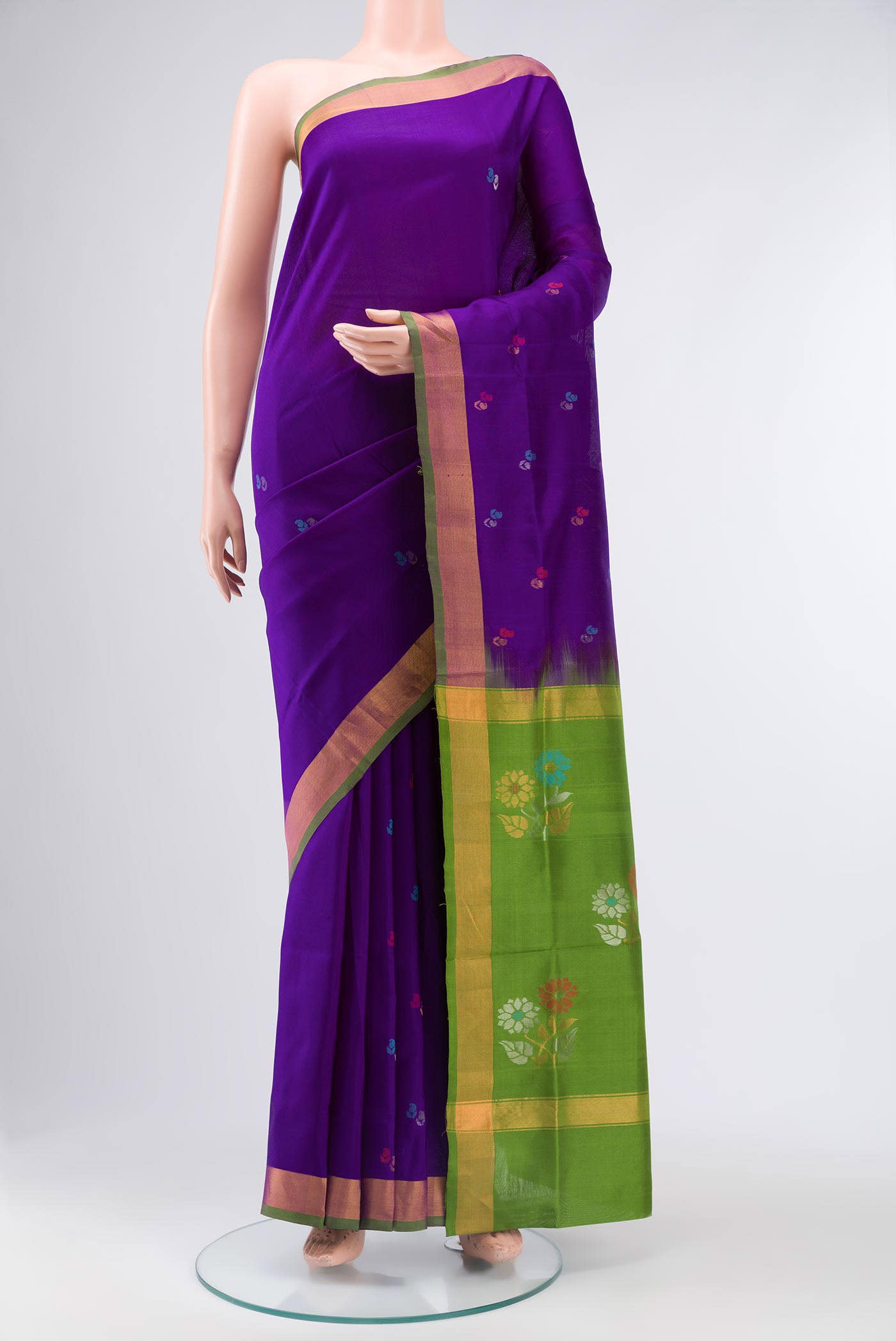 Violet Uppada Silk Saree