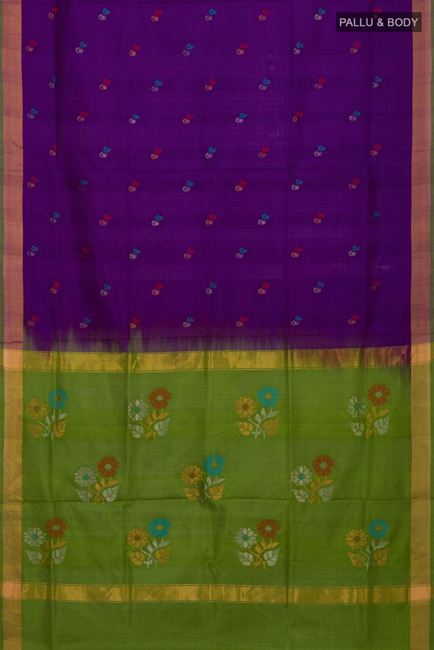 Violet Uppada Silk Saree