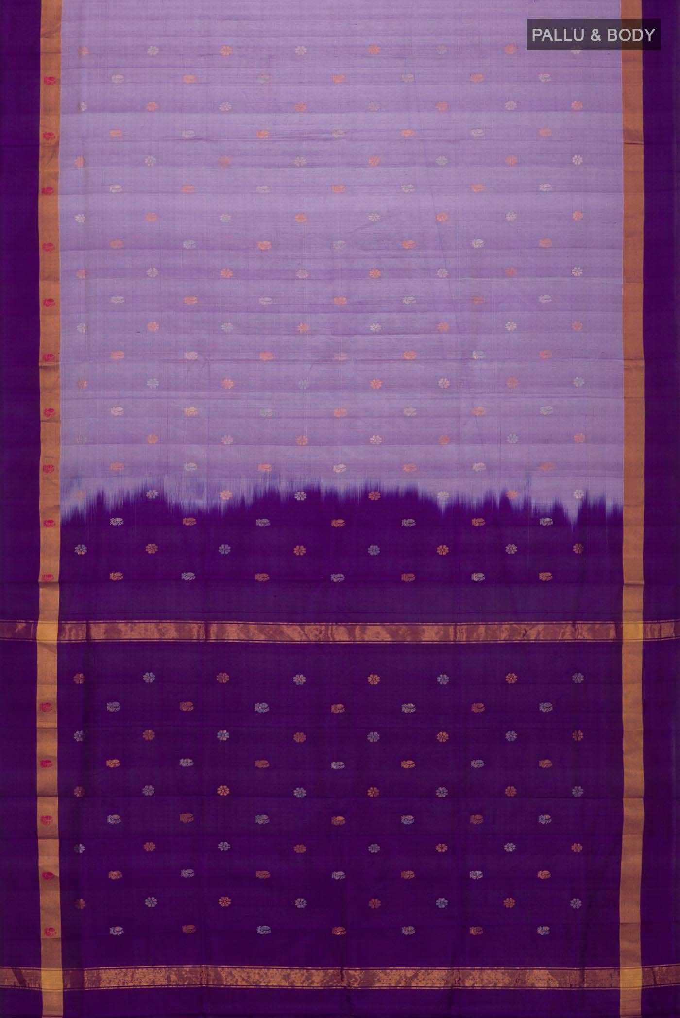 Lavender Uppada Silk Saree