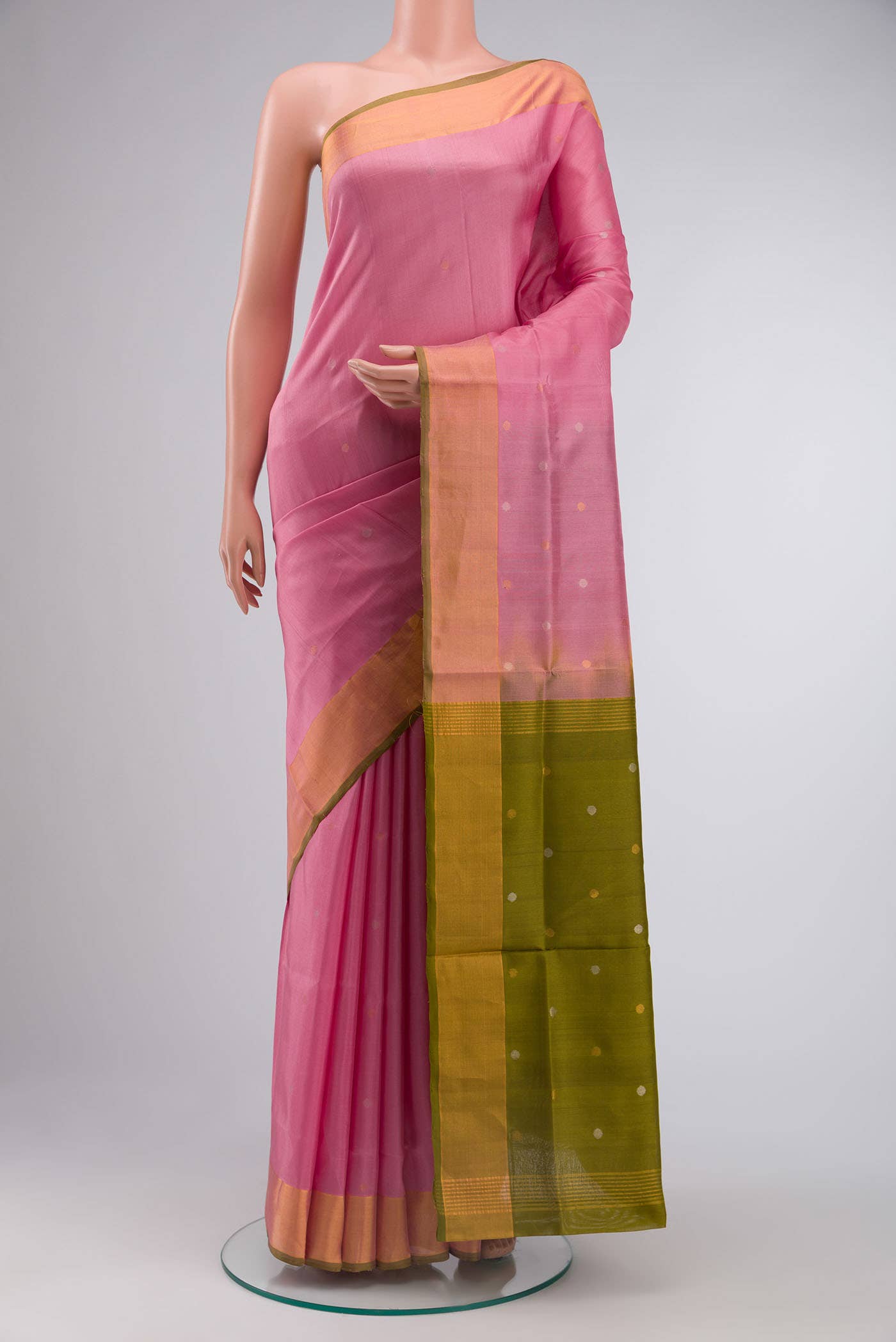 Pink Uppada Silk Saree