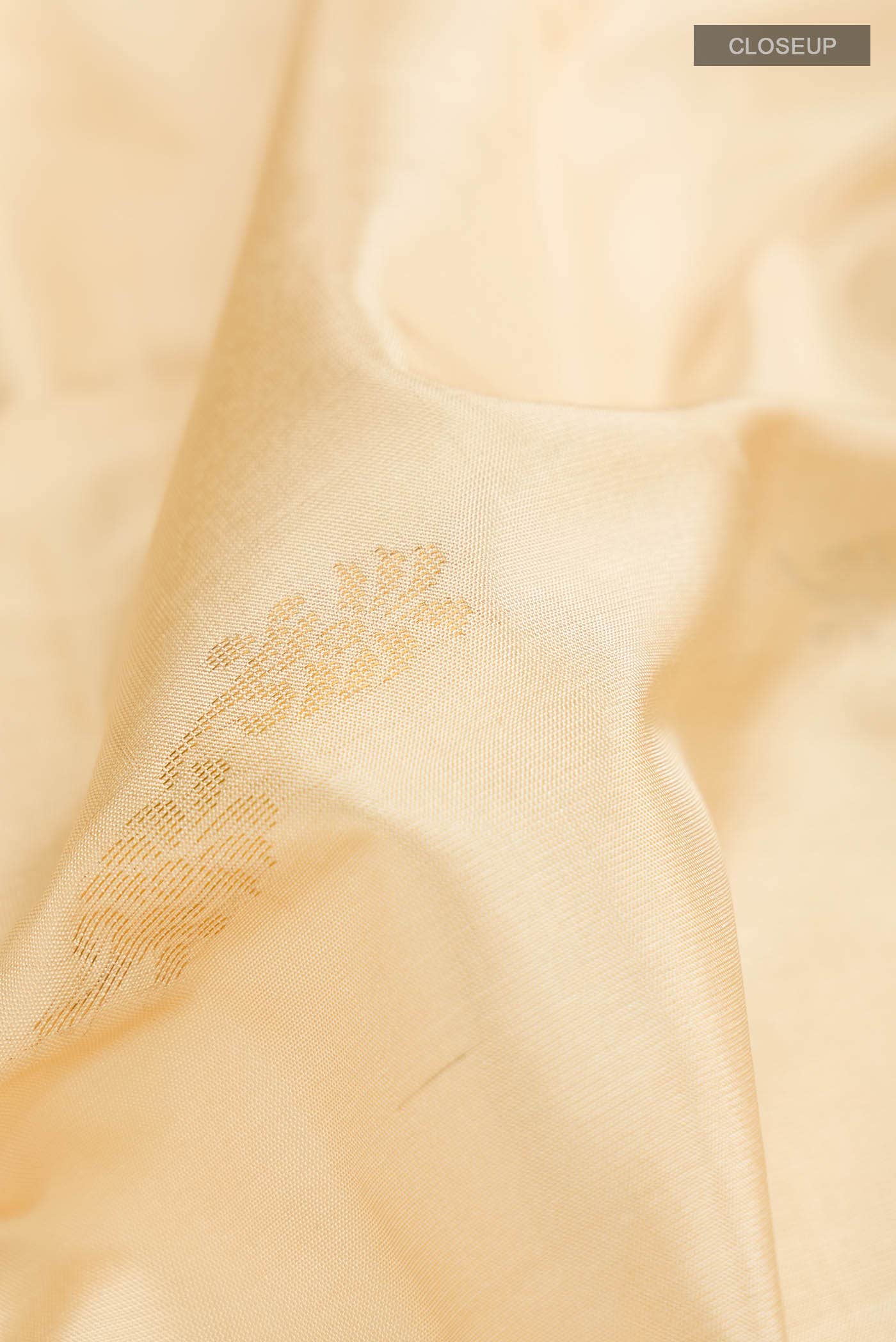 Beige Uppada Silk Saree