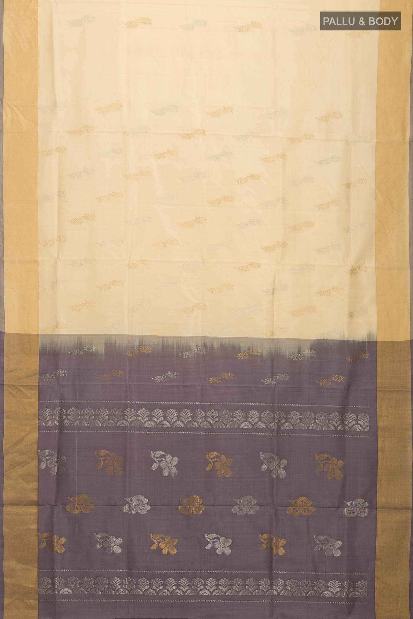 Beige Uppada Silk Saree