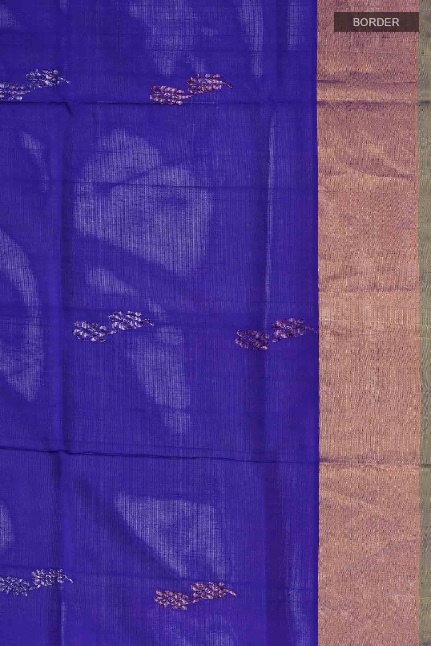 Blue Uppada Silk Saree