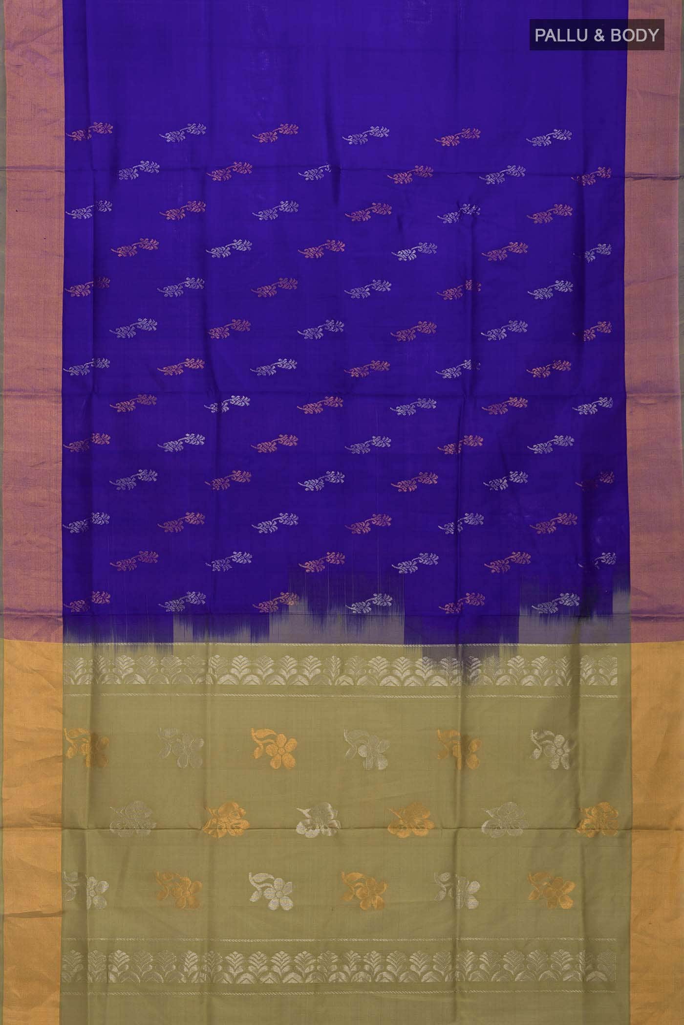 Blue Uppada Silk Saree