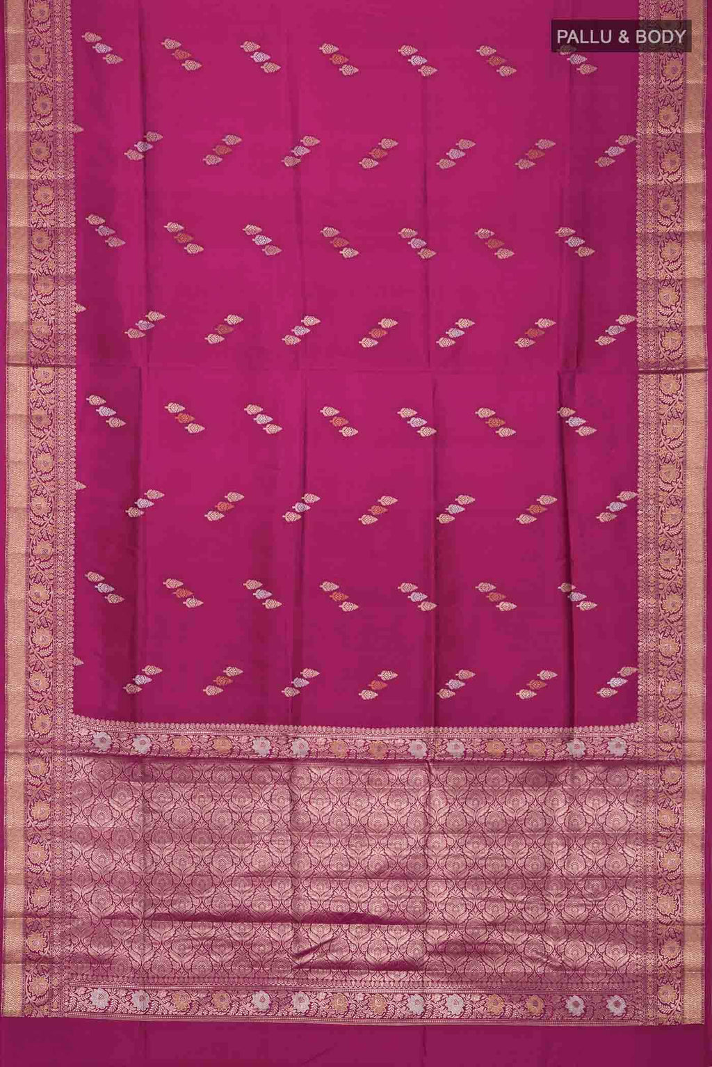 Pink Banarasi Raw Silk Saree