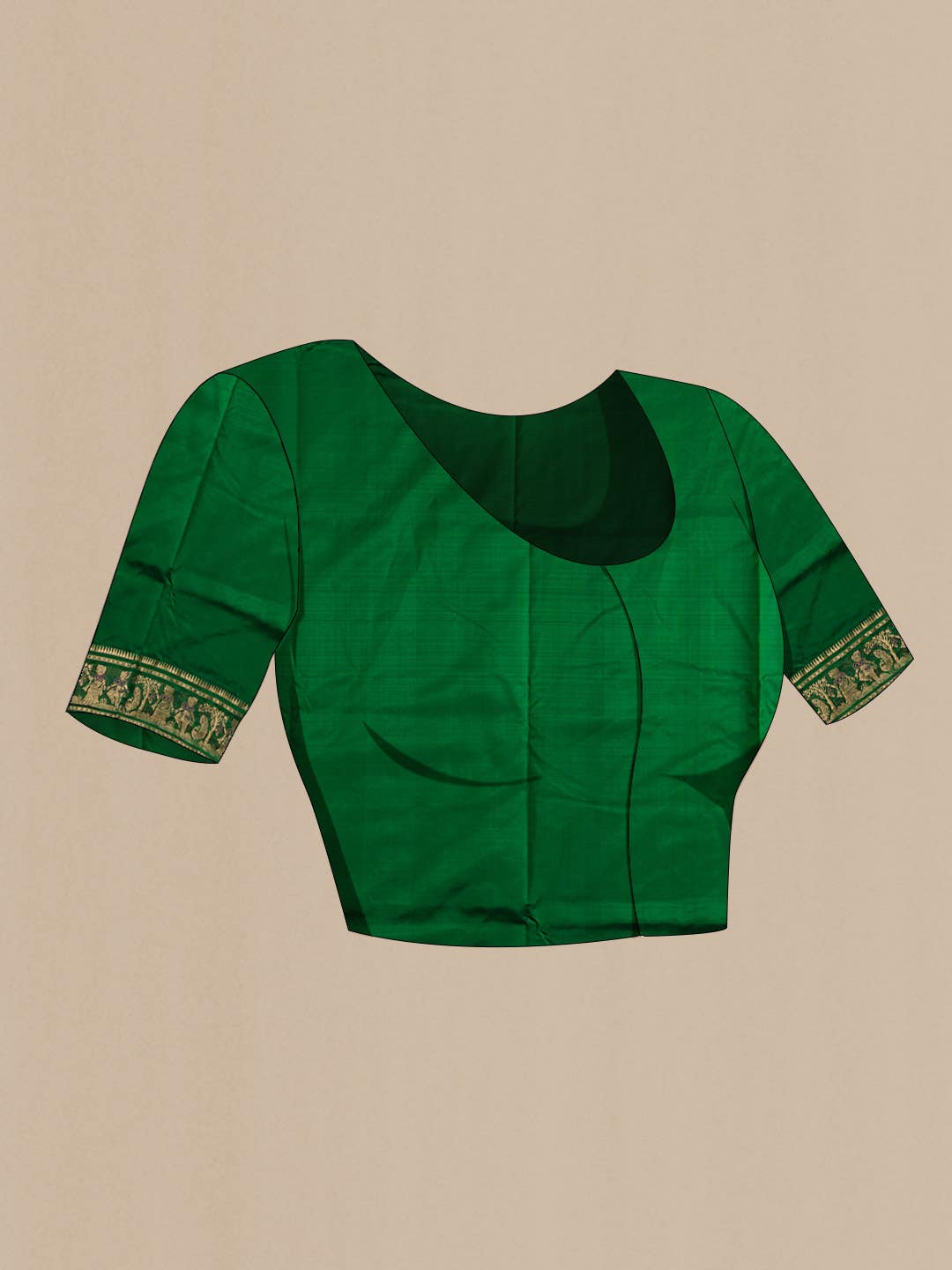 Green Baluchari Silk Saree