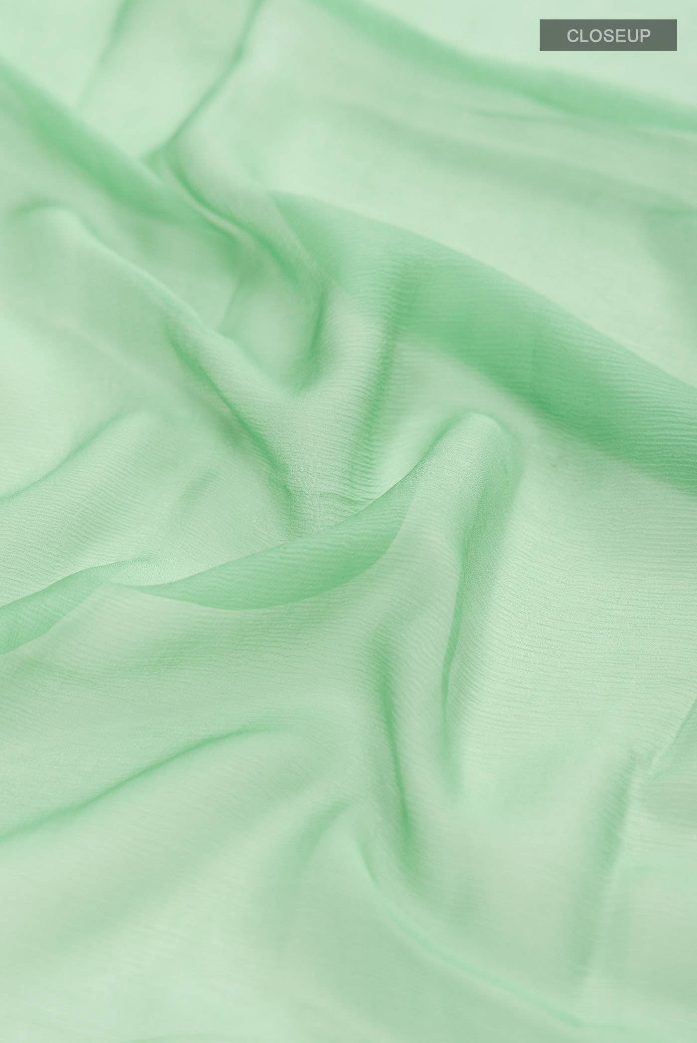 Green Mysore Chiffon Saree