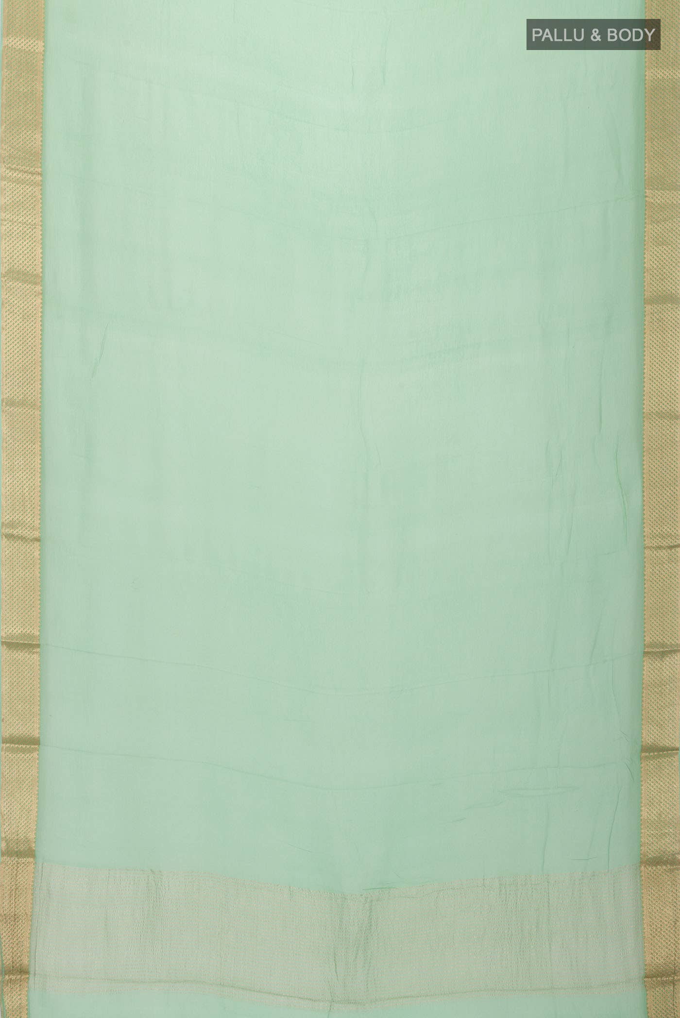 Green Mysore Chiffon Saree
