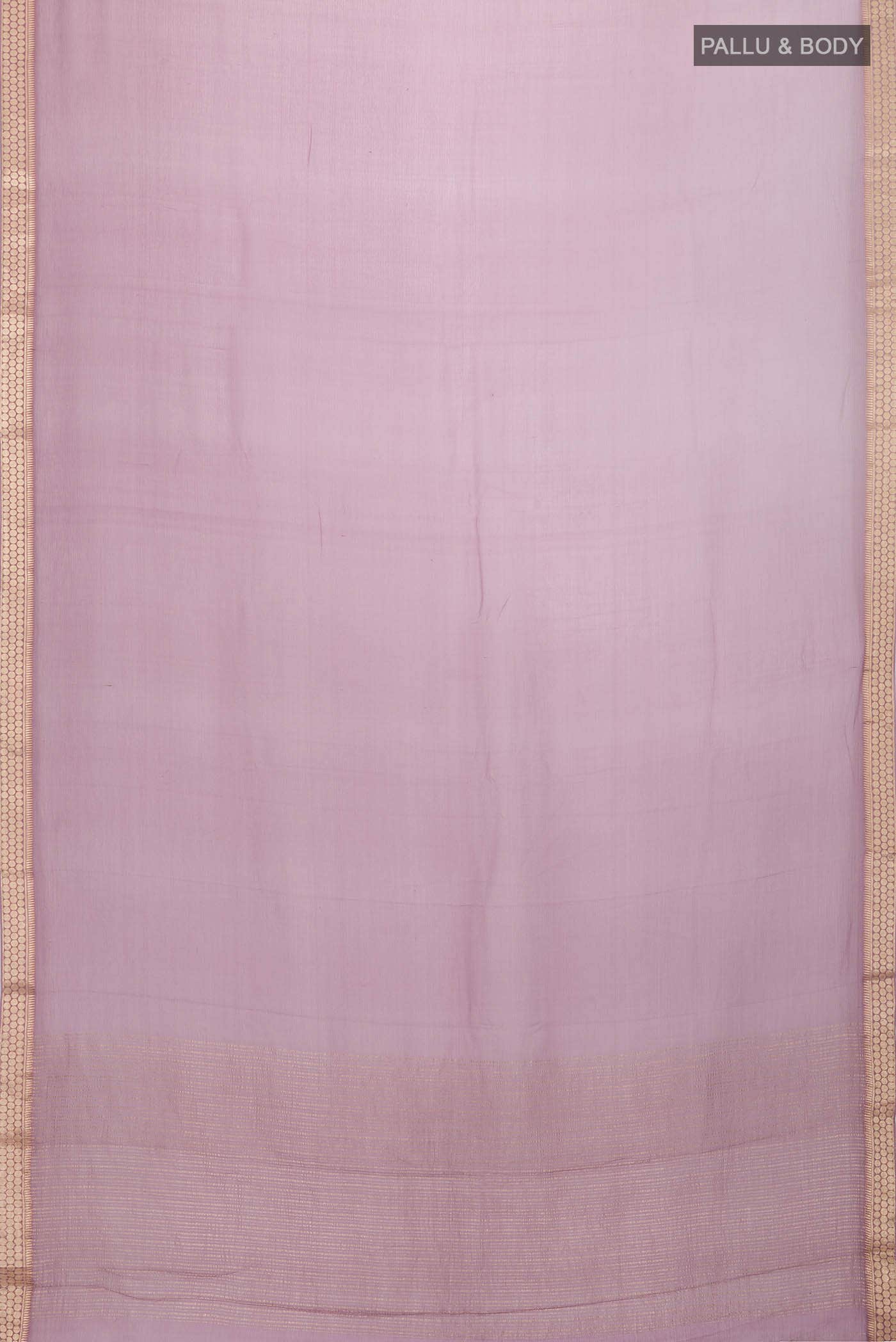 Mauve Mysore Chiffon Saree