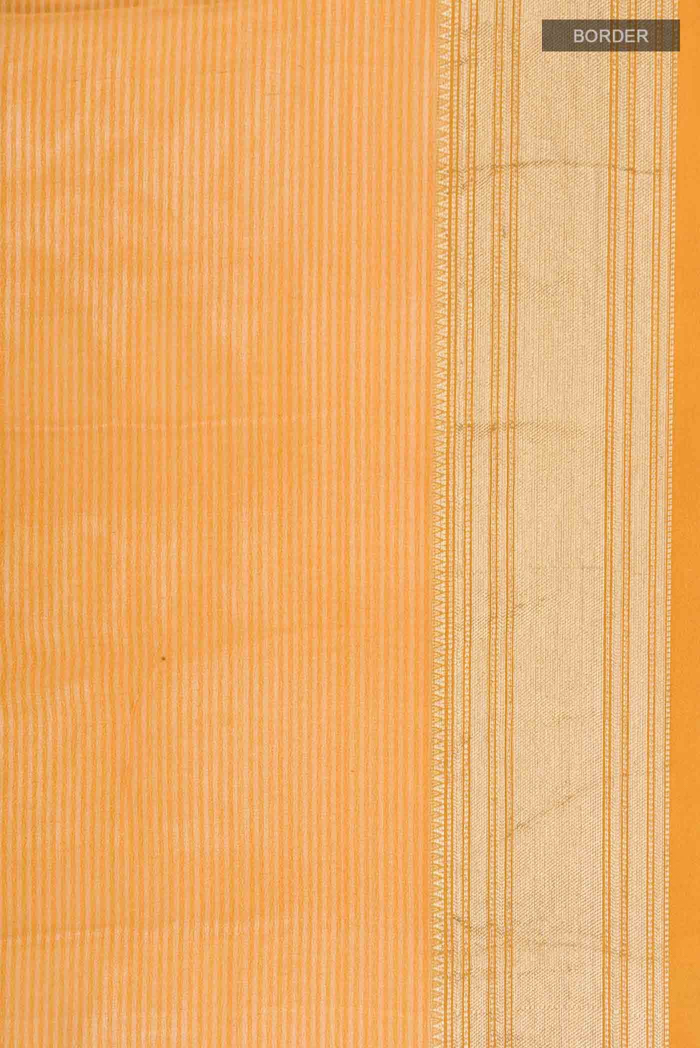 Mustard Mysore Chiffon Saree