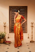 Inakili-Red Kanchipuram Silk Saree
