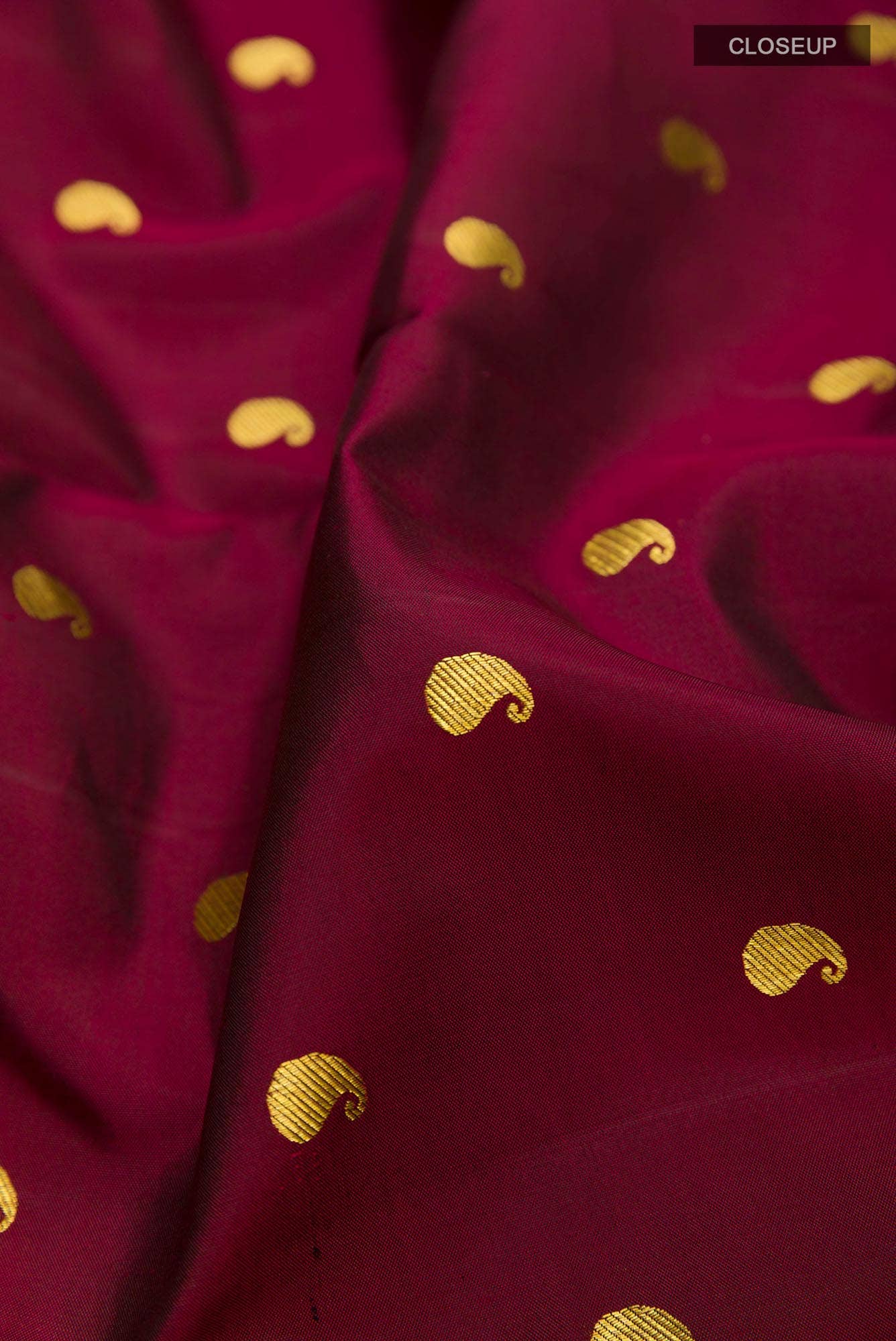 Purple Kanchipuram Silk Saree