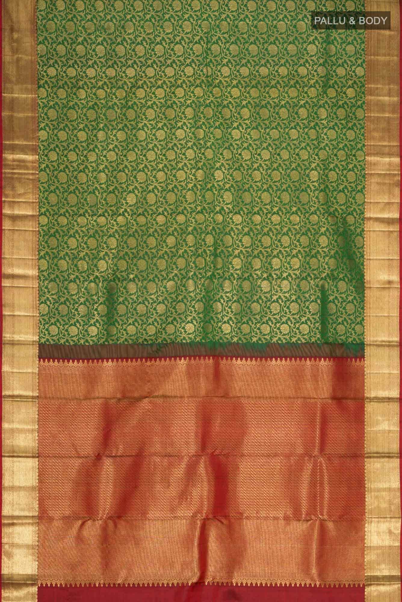 Green Kanchipuram Silk Saree