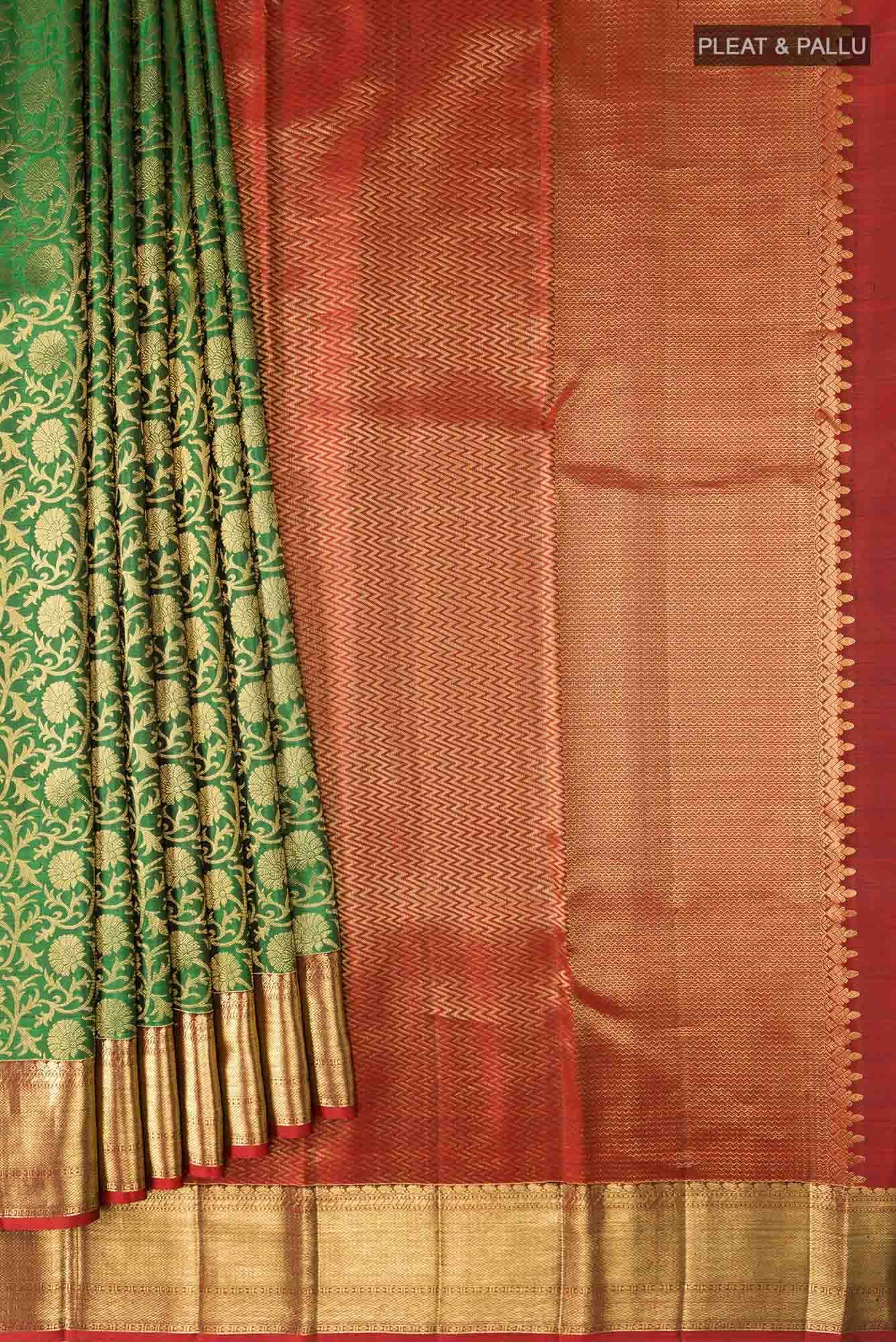 Green Kanchipuram Silk Saree