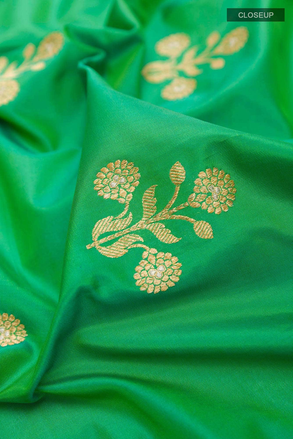 Green Banarasi Silk Saree