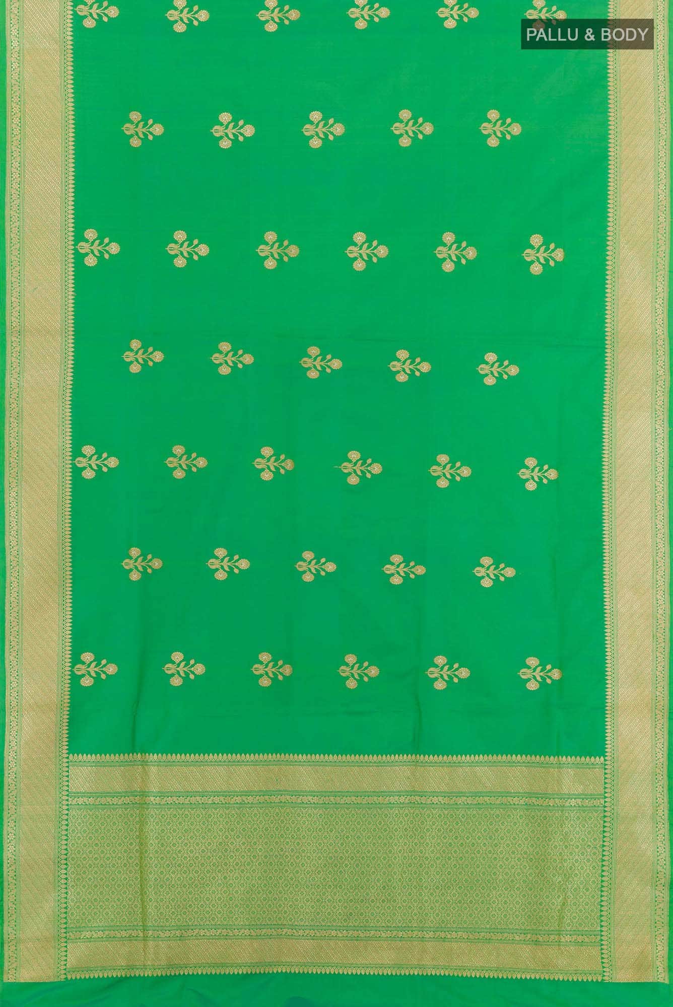 Green Banarasi Silk Saree