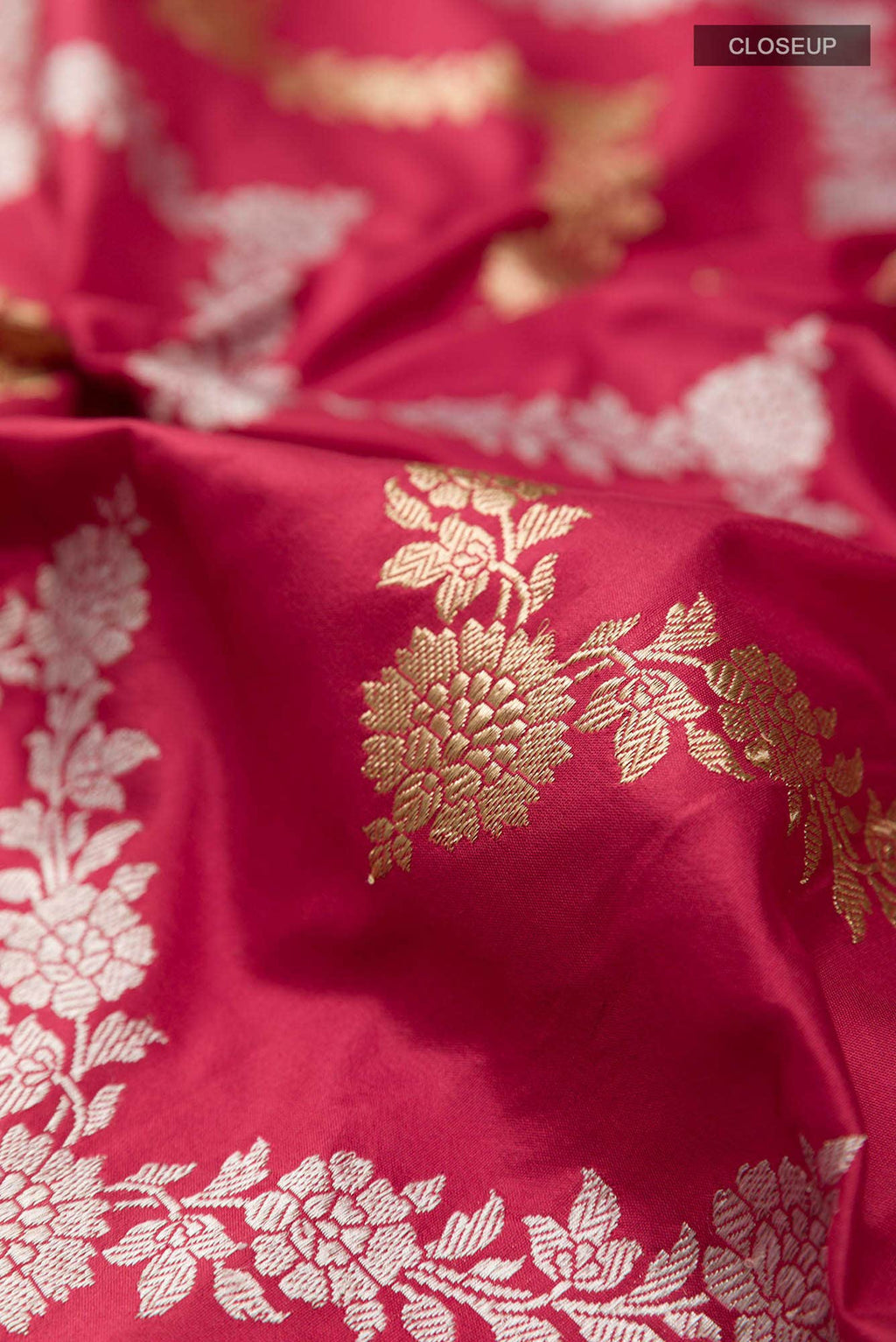 Maroon Banarasi Silk Saree