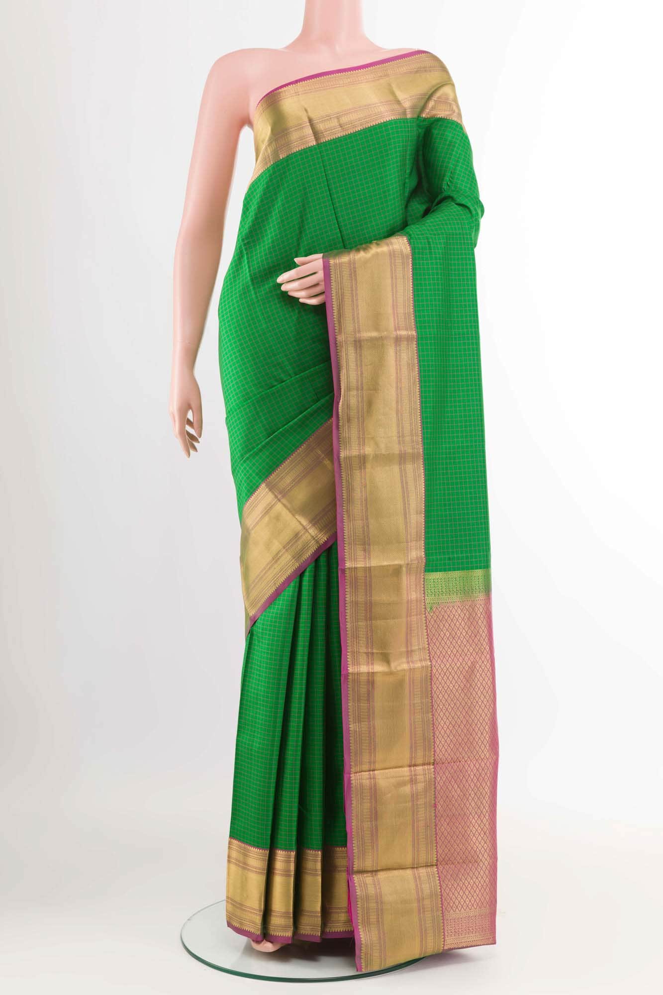 Green Kanchipuram Silk Saree