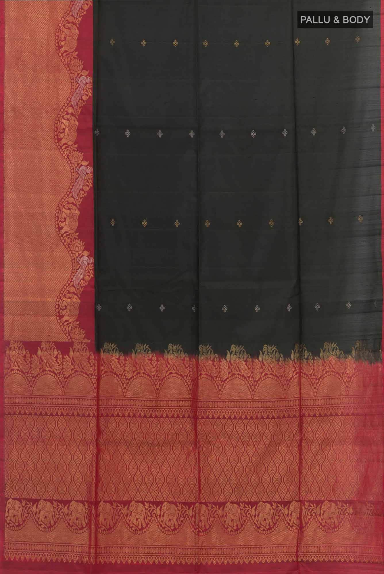 Black Soft Silk Saree