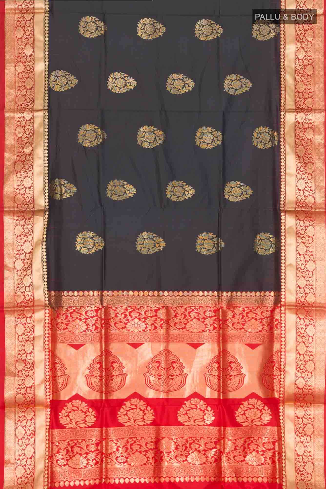 Black Soft Silk Saree