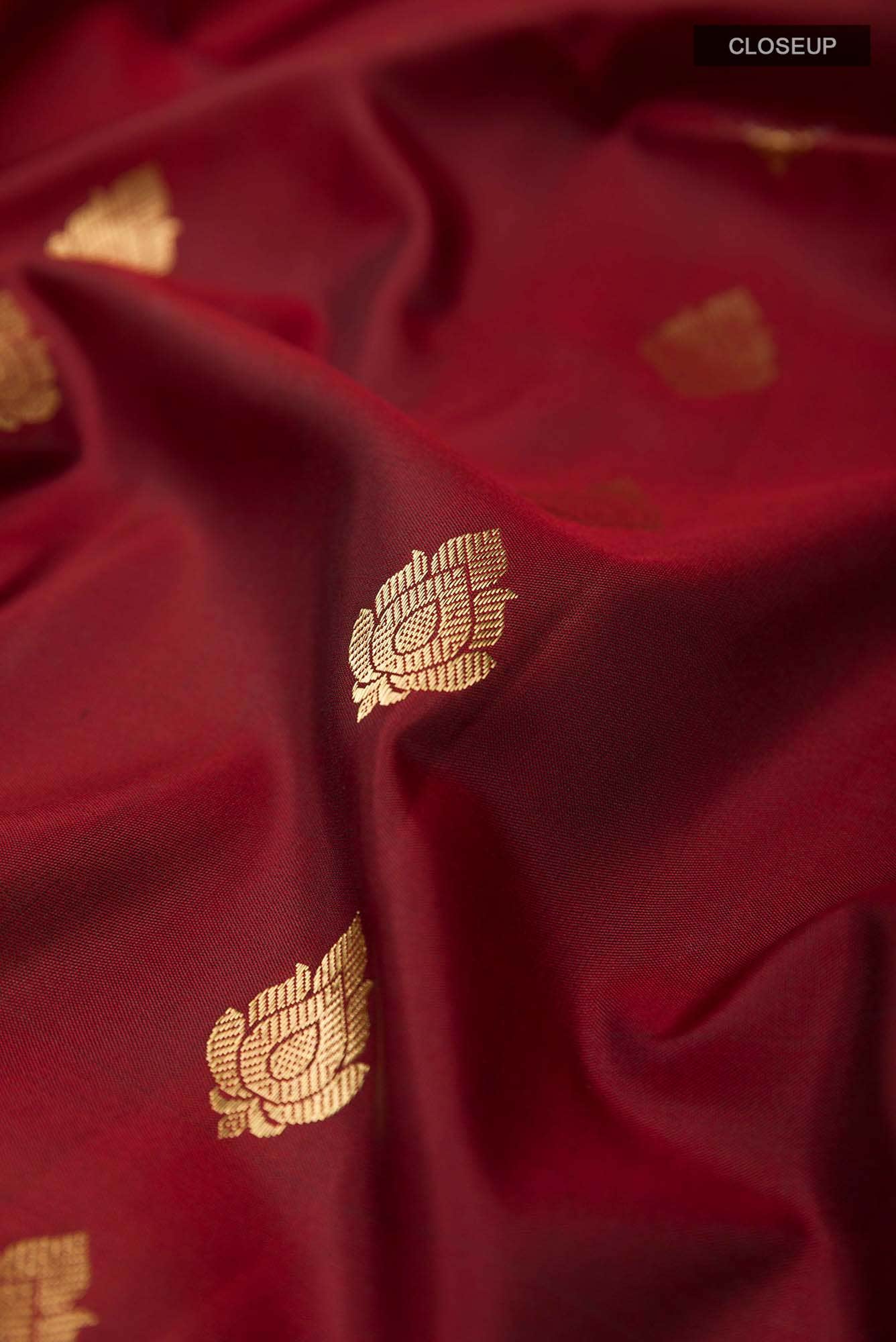 Maroon Soft Silk Saree