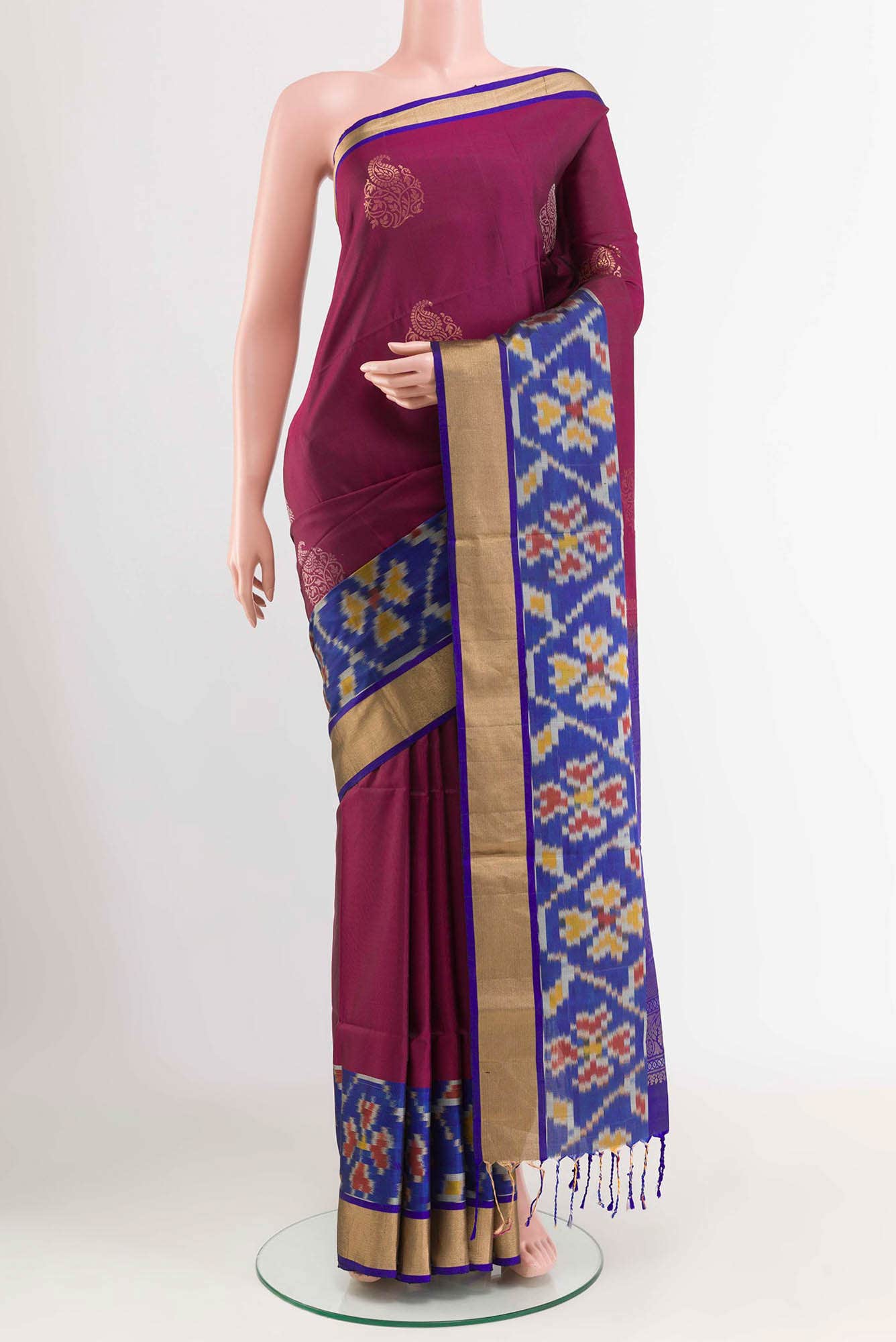 Purple Soft Silk Saree