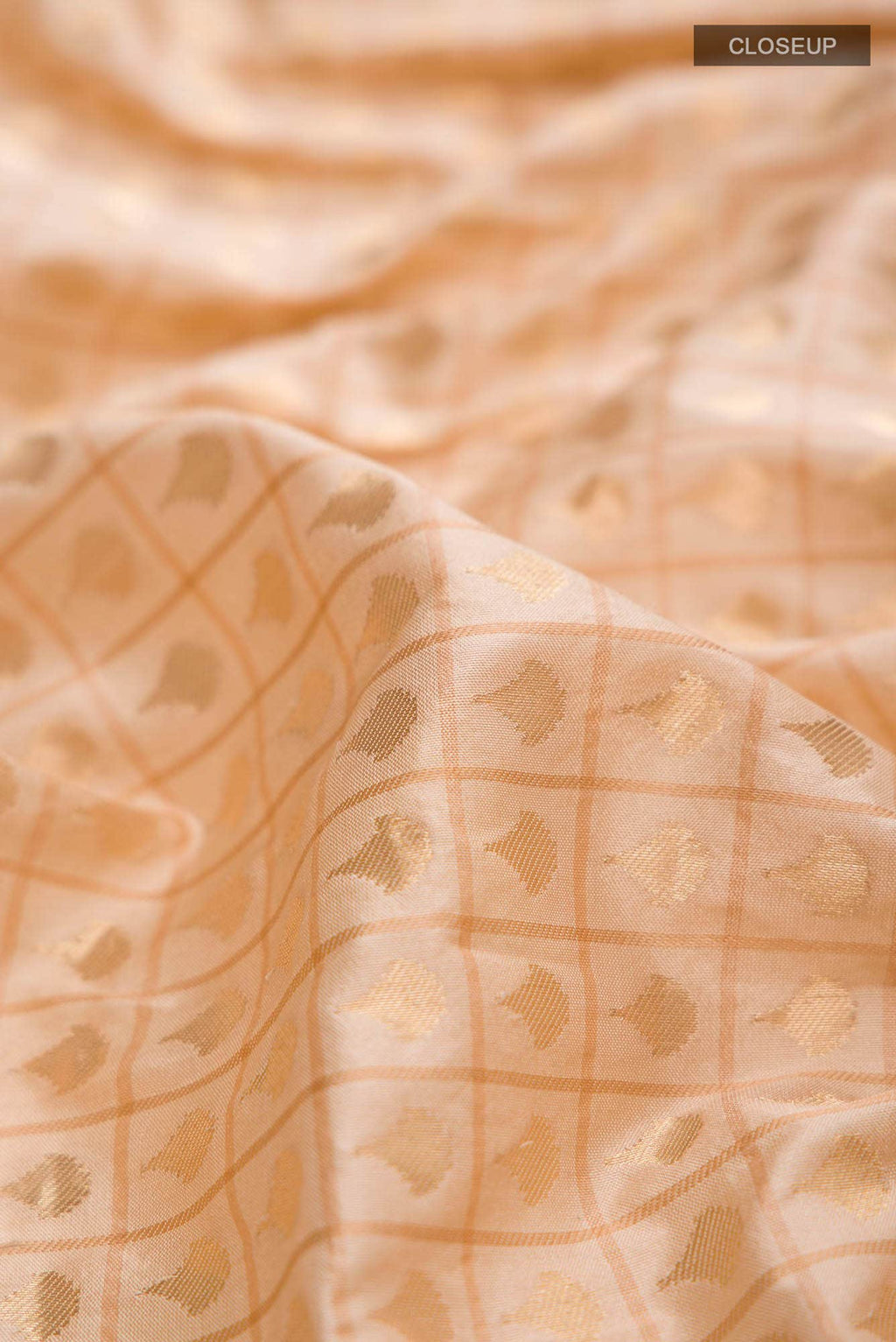 Sandal Banarasi Silk Saree